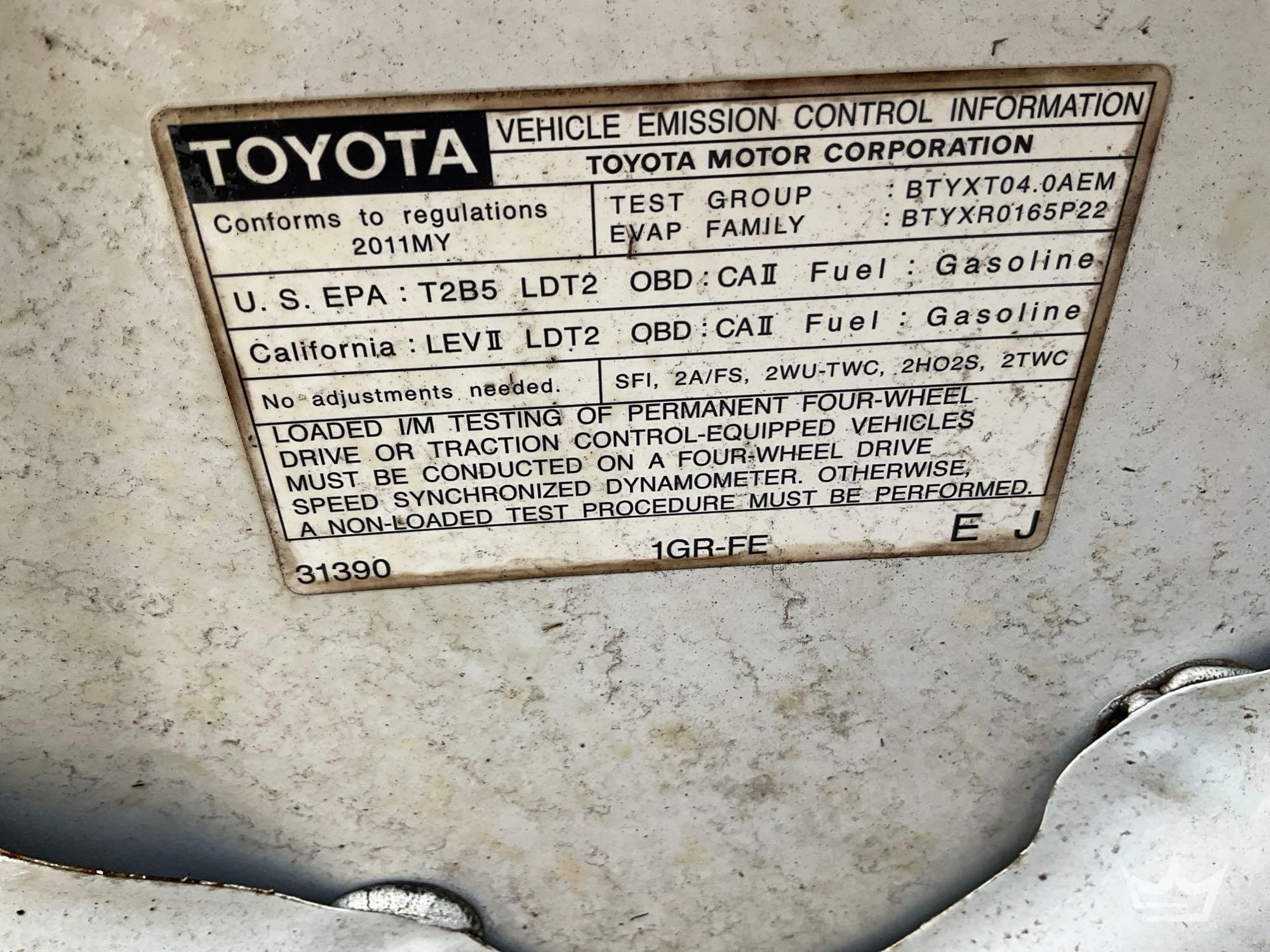 2011 Toyota TACOMA