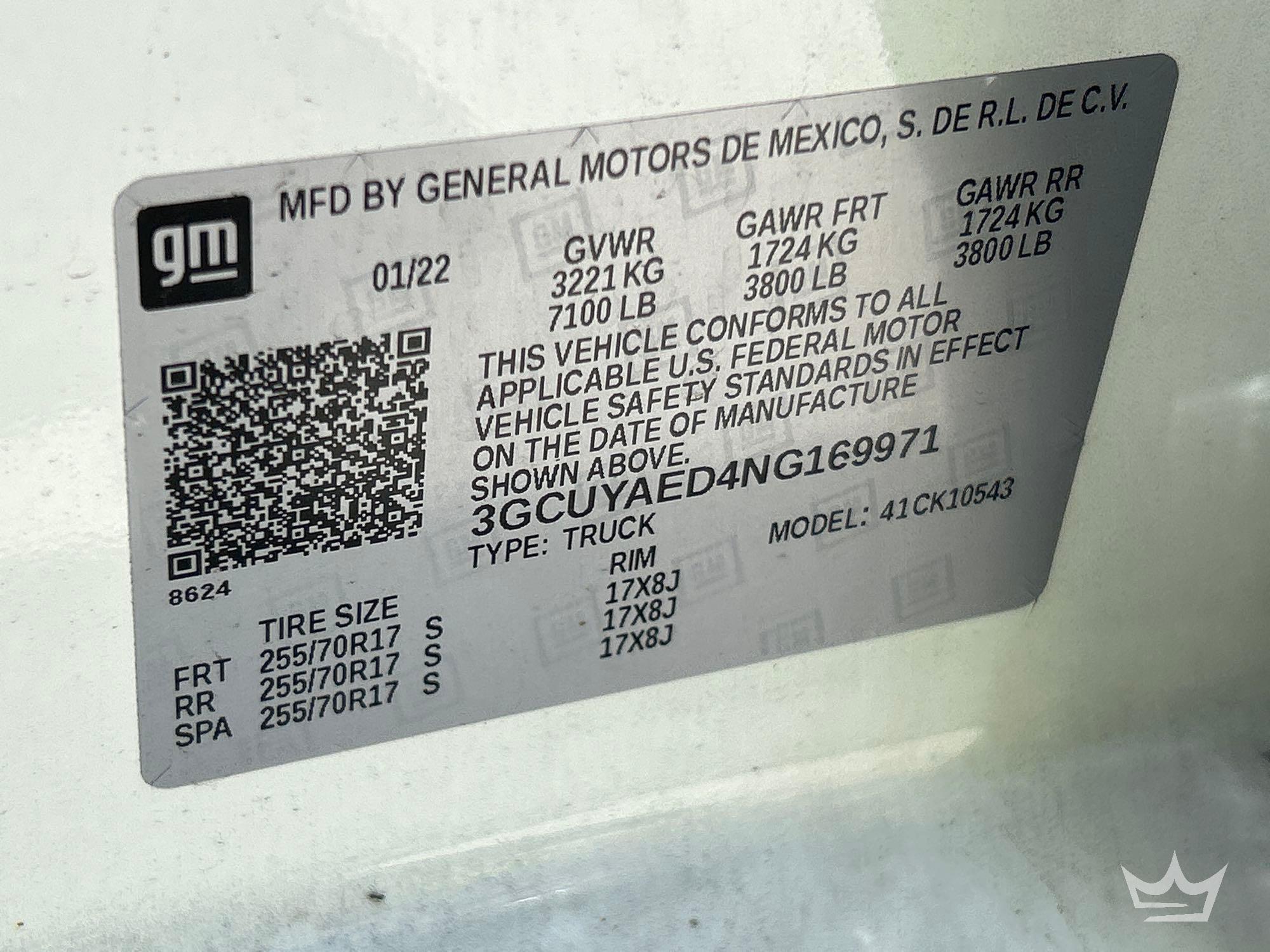 2022 Chevrolet SILVERADO 1500