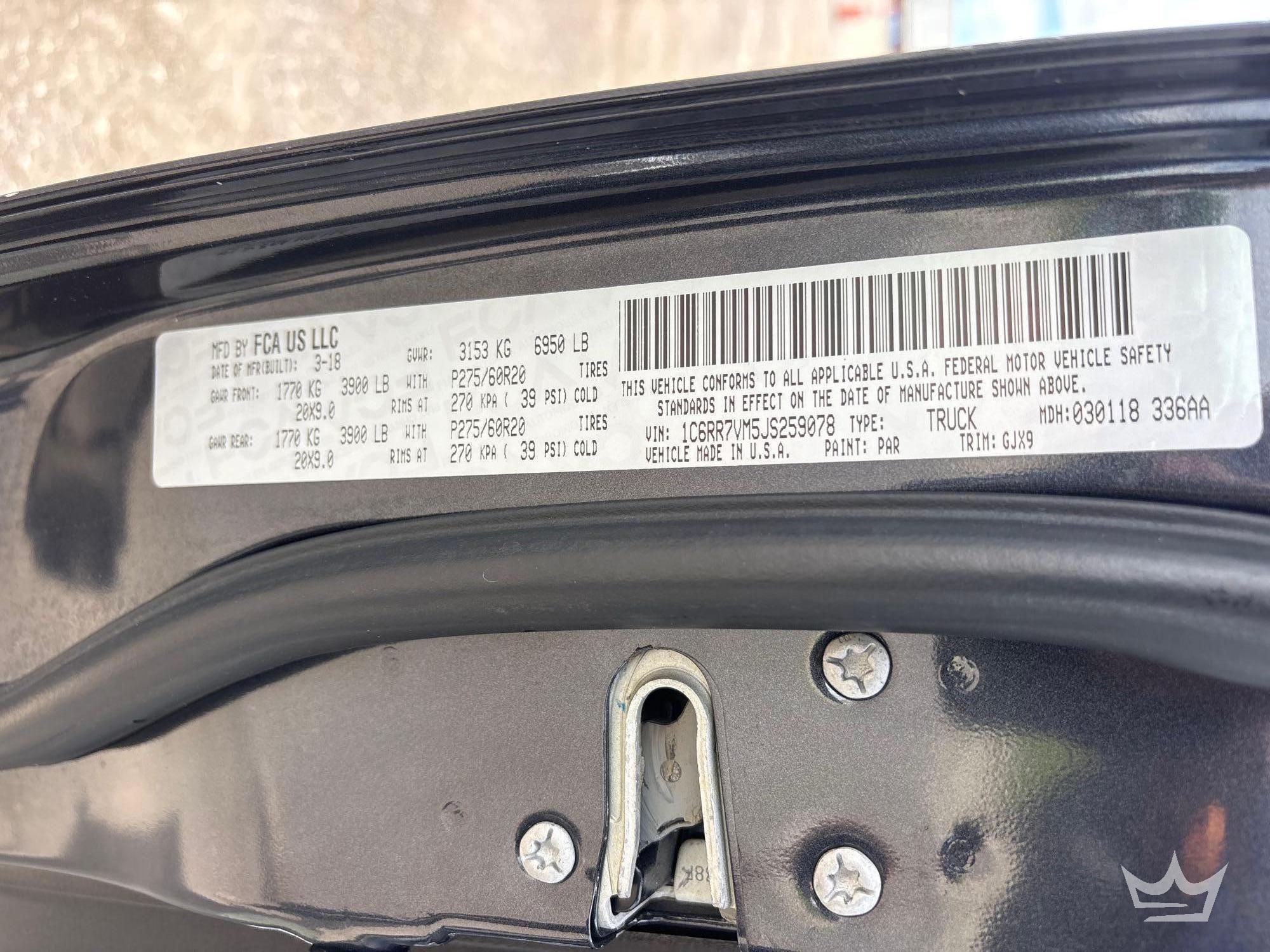 2018 Ram RAM 1500