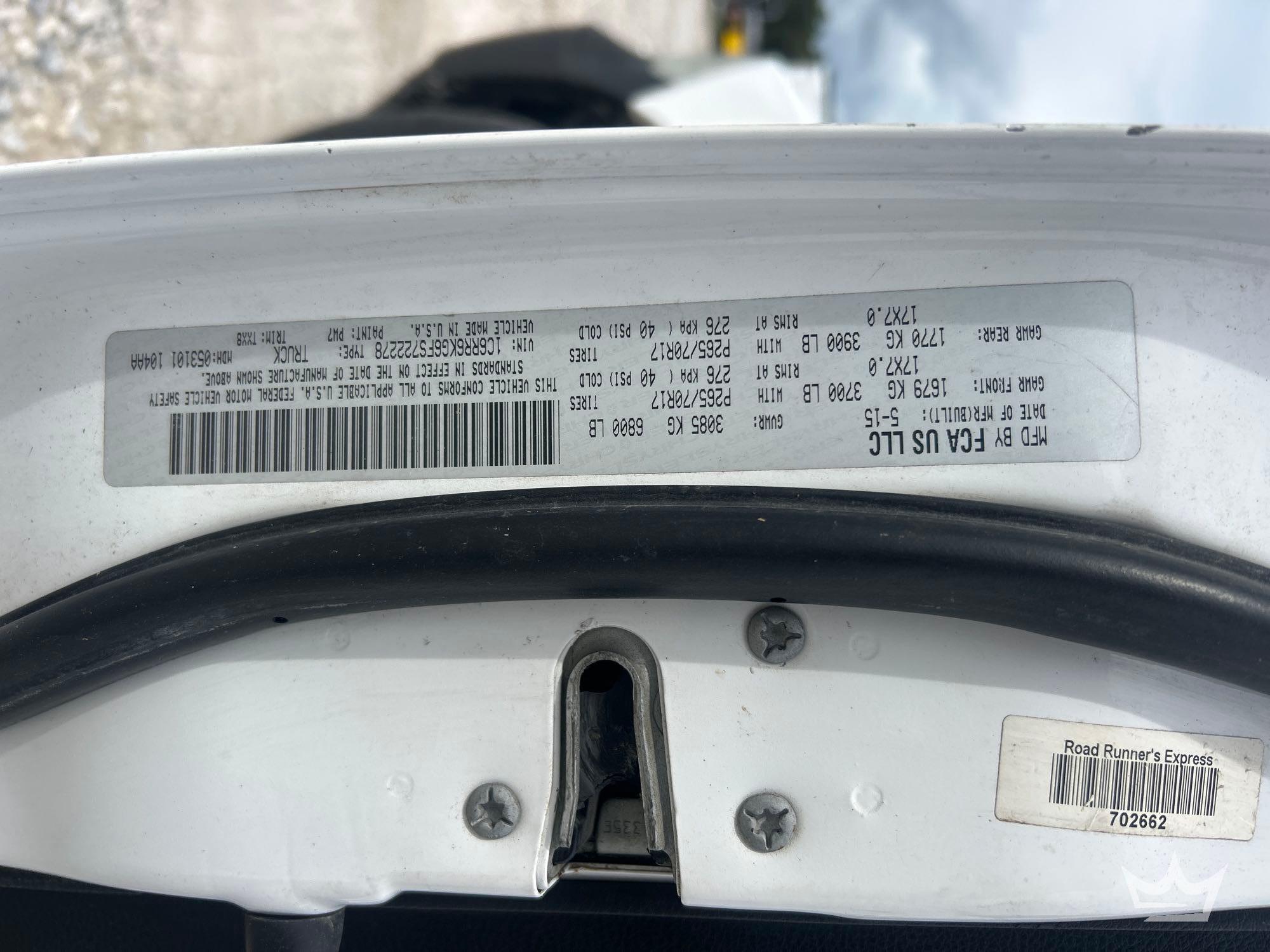 2015 Ram RAM 1500