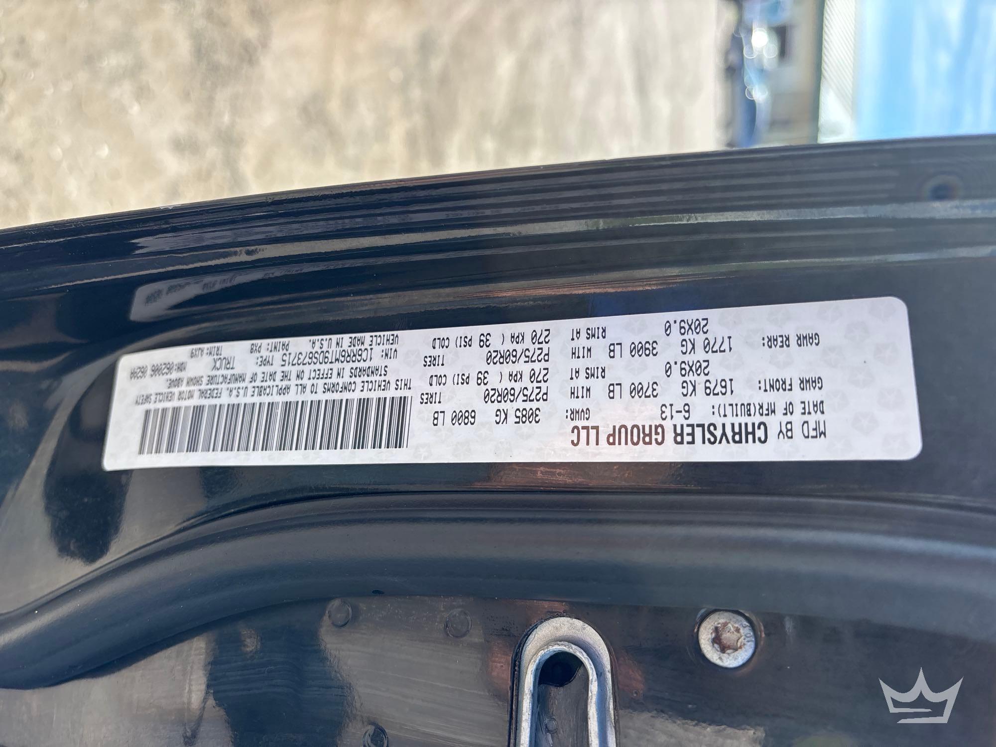 2013 Ram RAM 1500