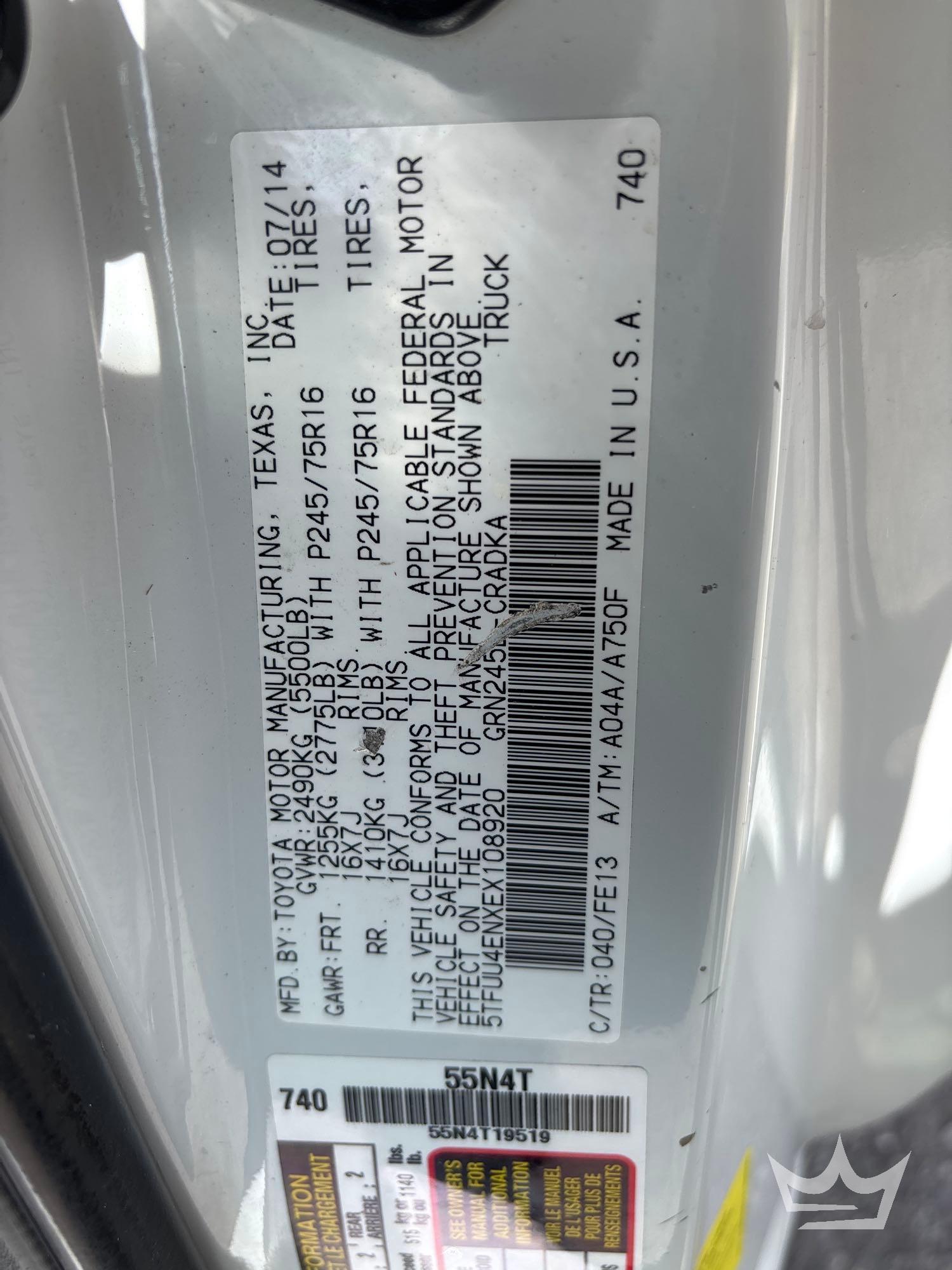 2014 Toyota Tacoma