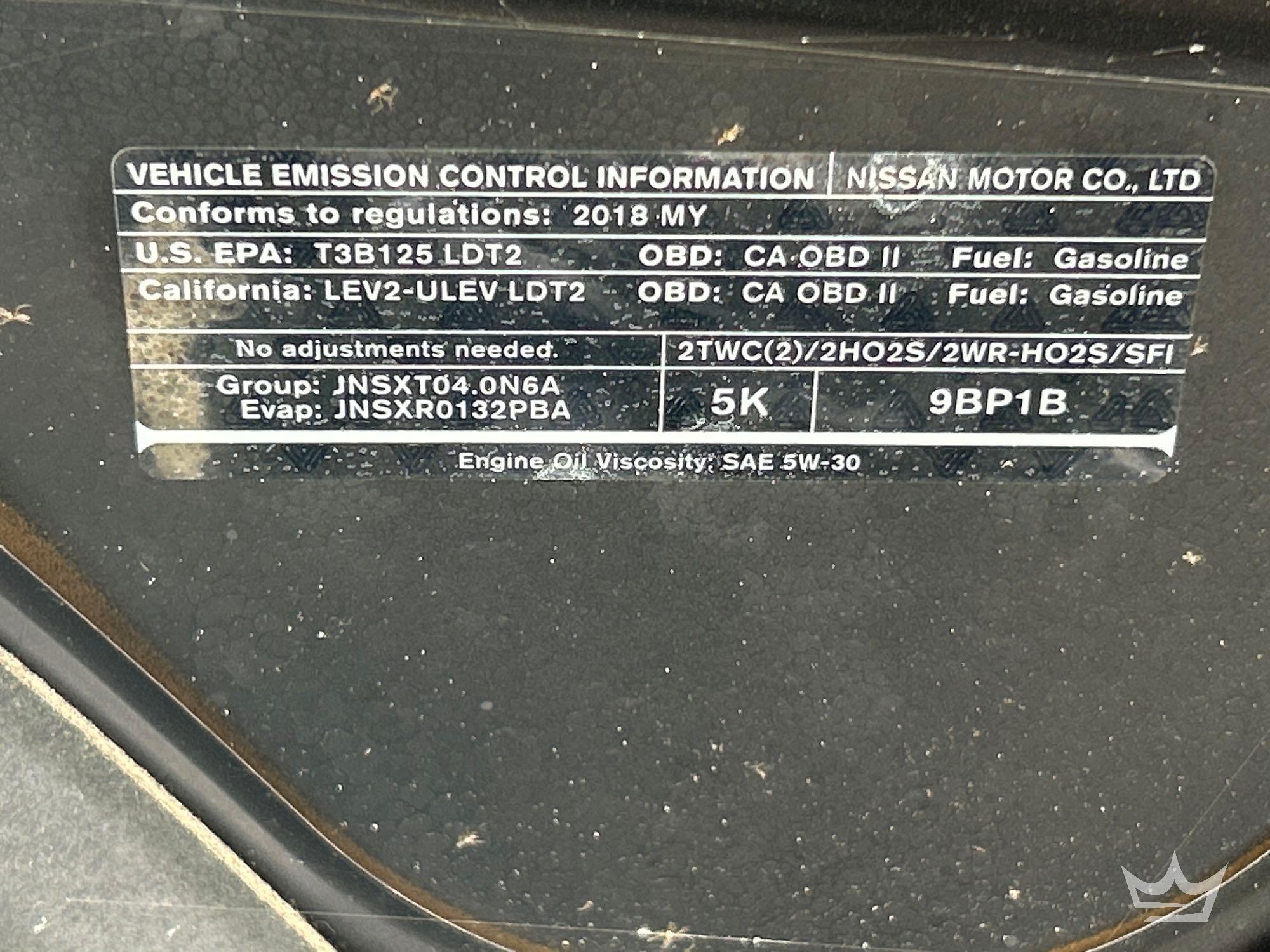 2018 Nissan FRONTIER