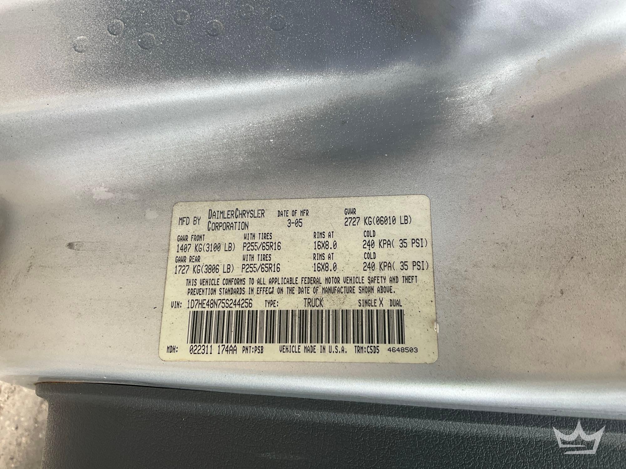 2005 Dodge DAKOTA