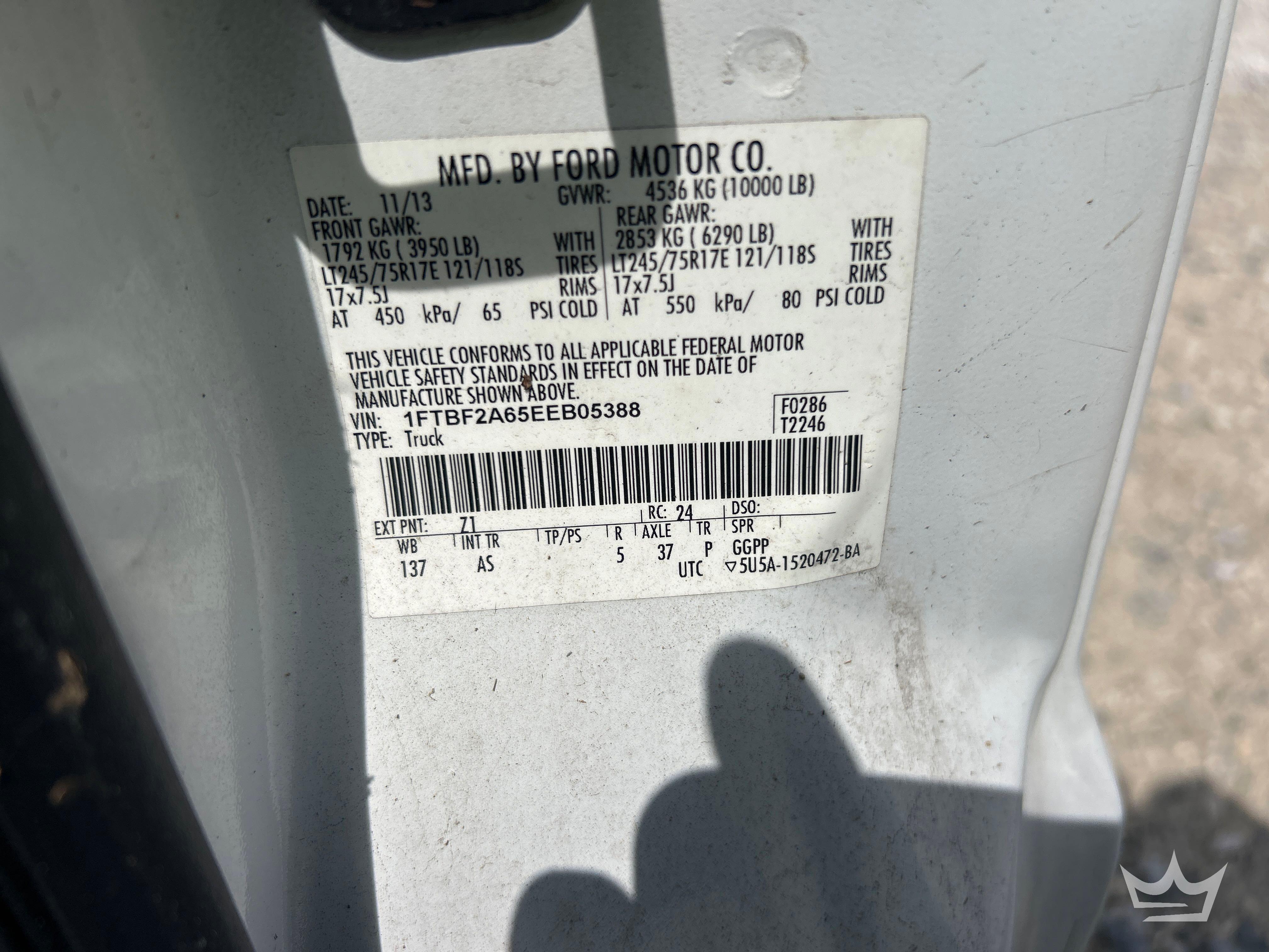 2014 Auto Crane F-250