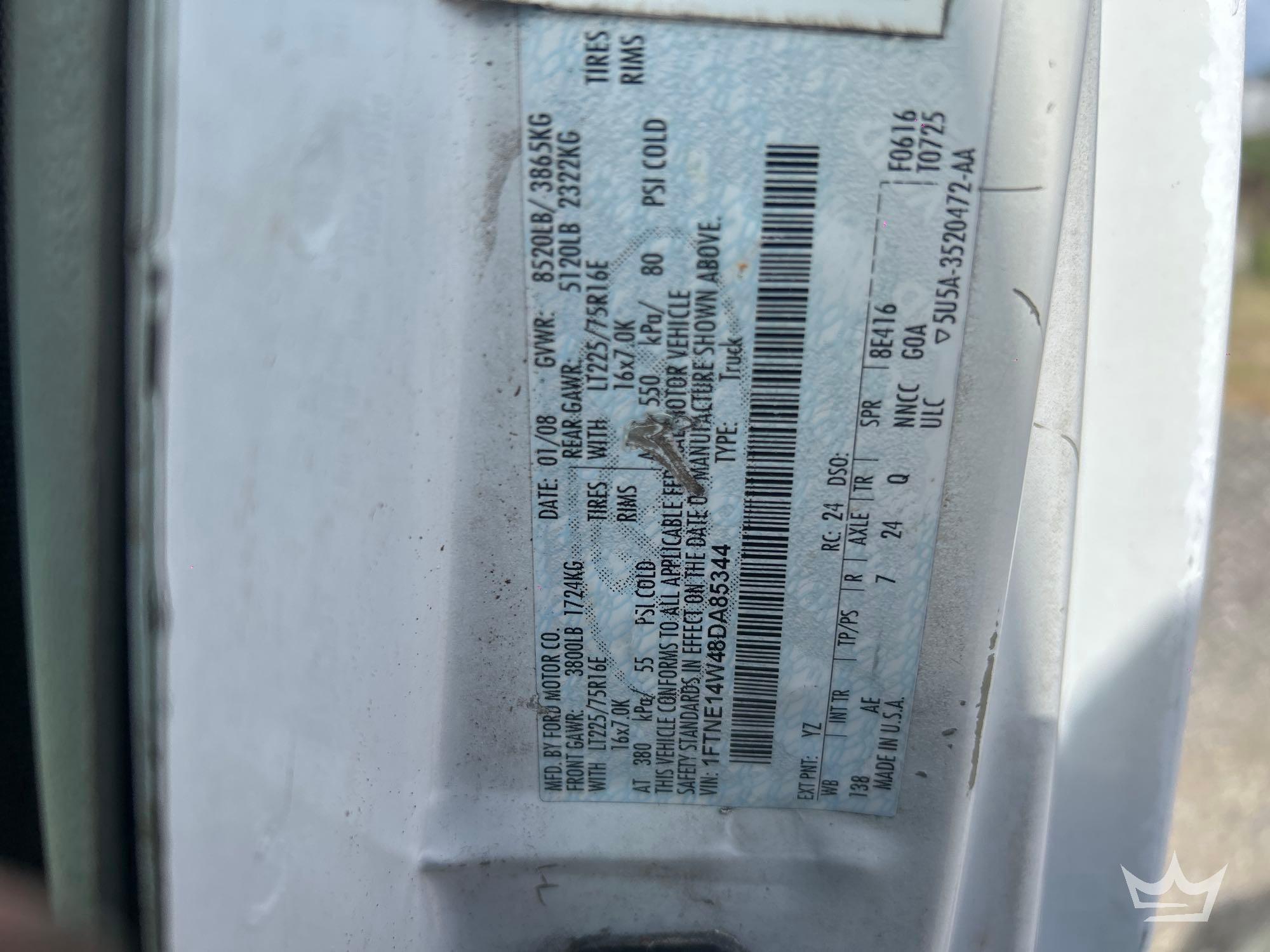 2008 Ford E150