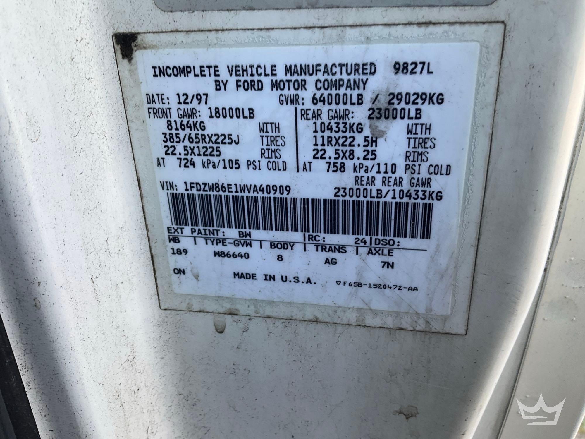 1998 Ford LT8501