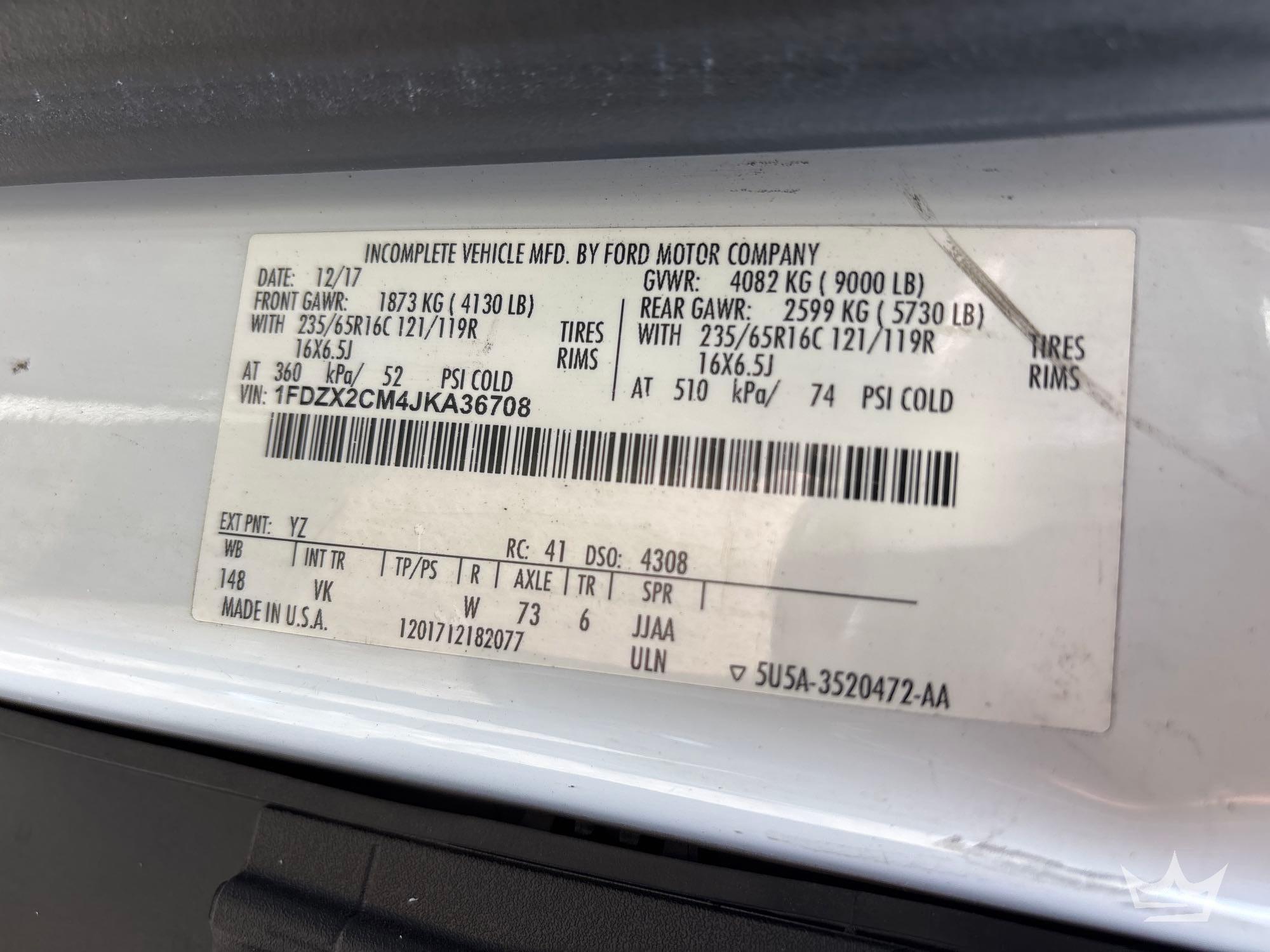 2018 Ford TRANSIT-350