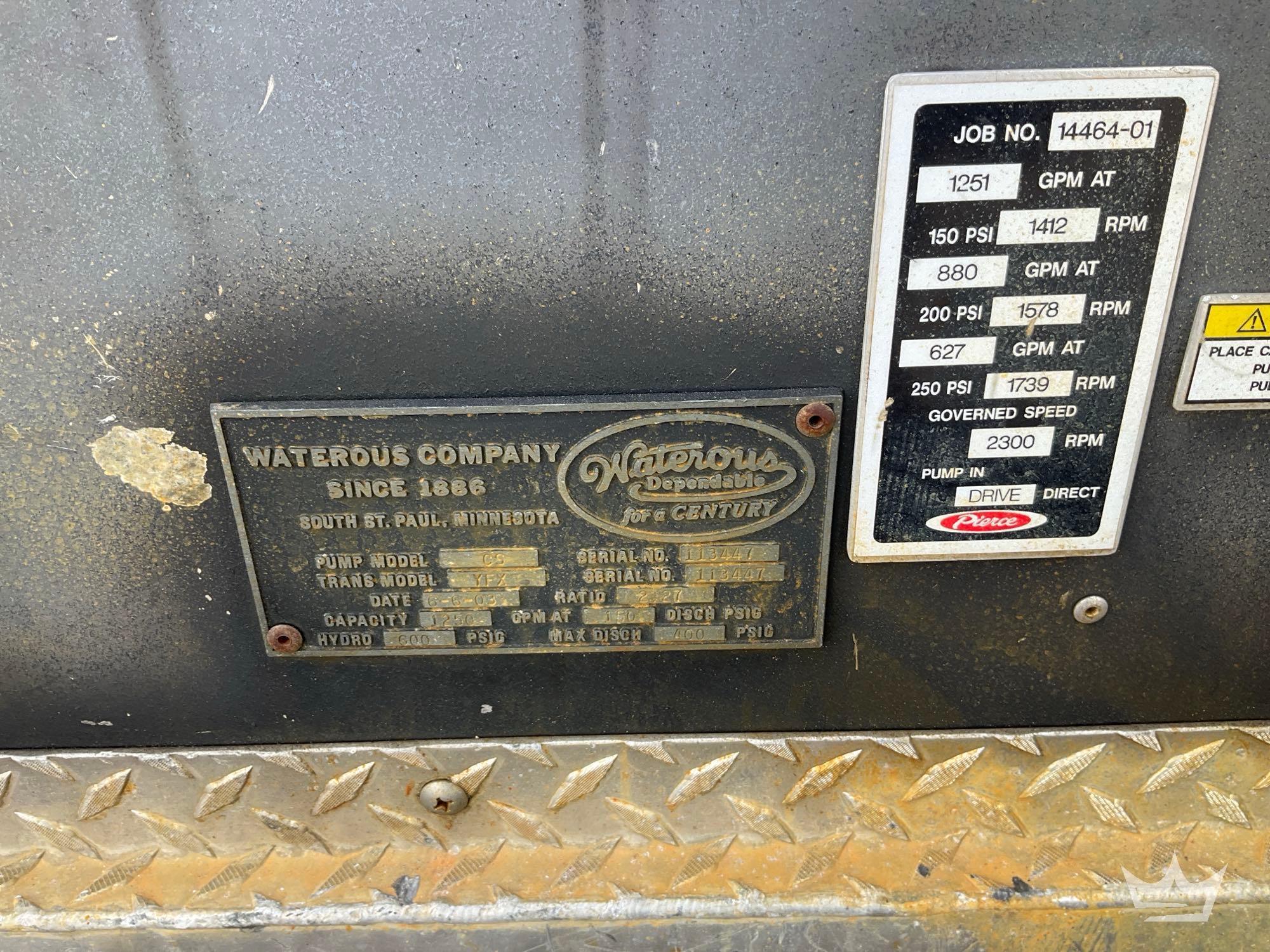 2003 Pierce PUMPER