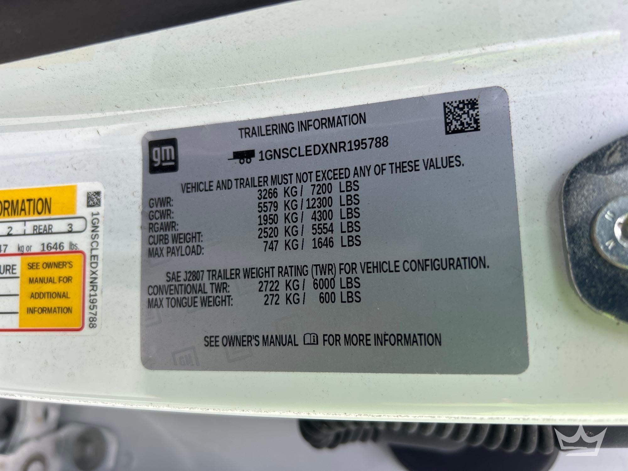 2022 Chevrolet TAHOE