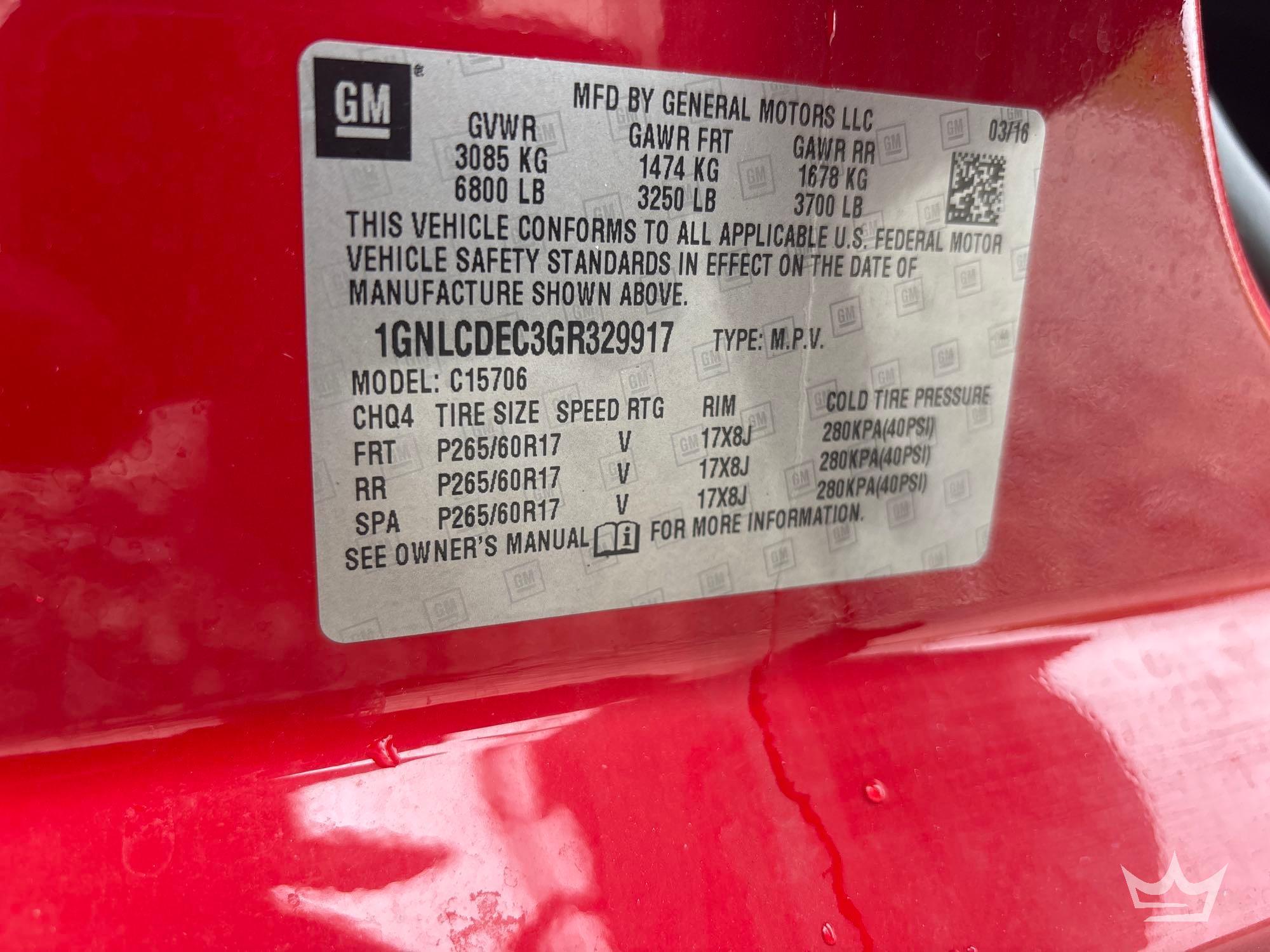 2016 Chevrolet TAHOE