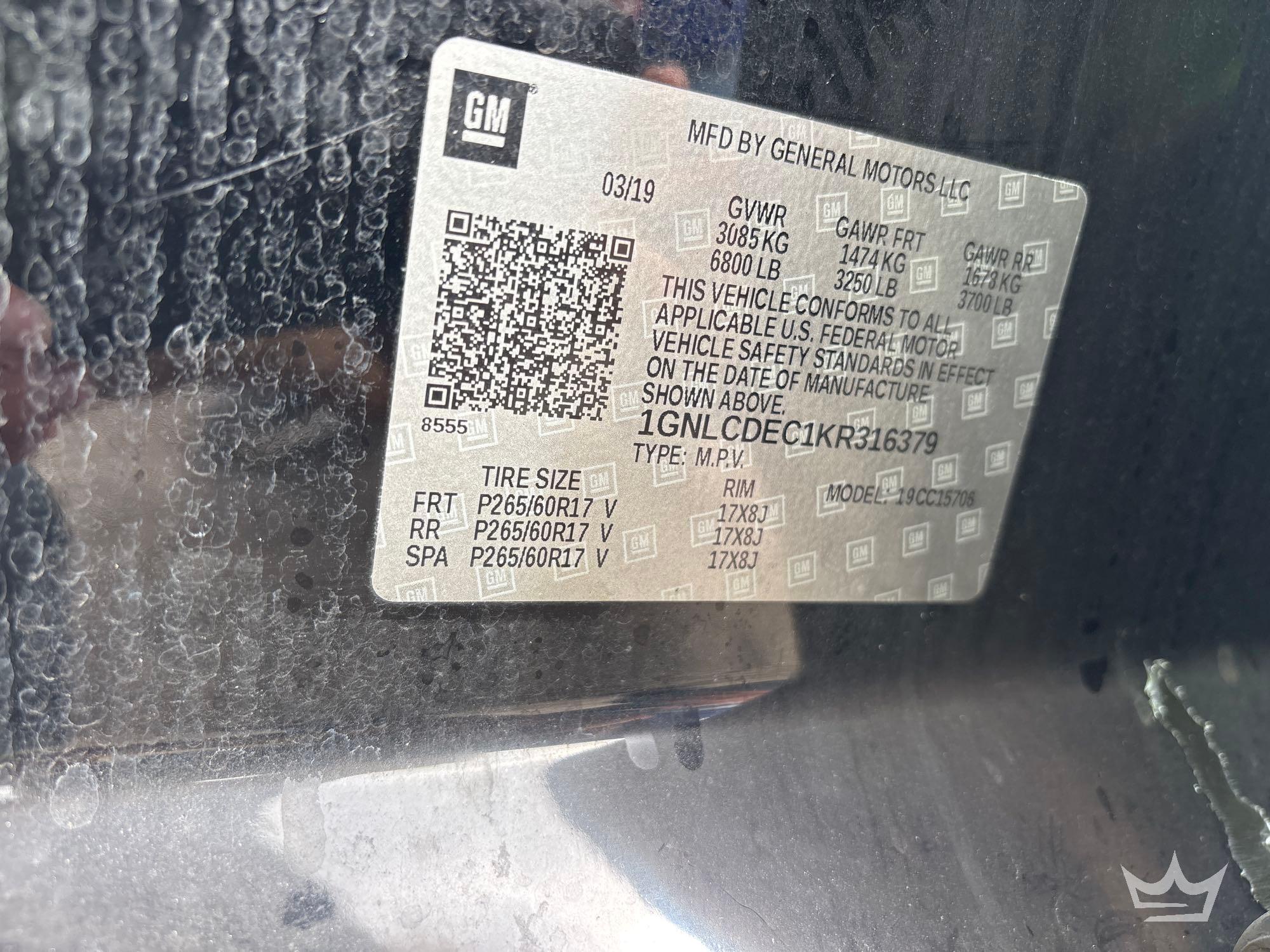 2019 Chevrolet Tahoe