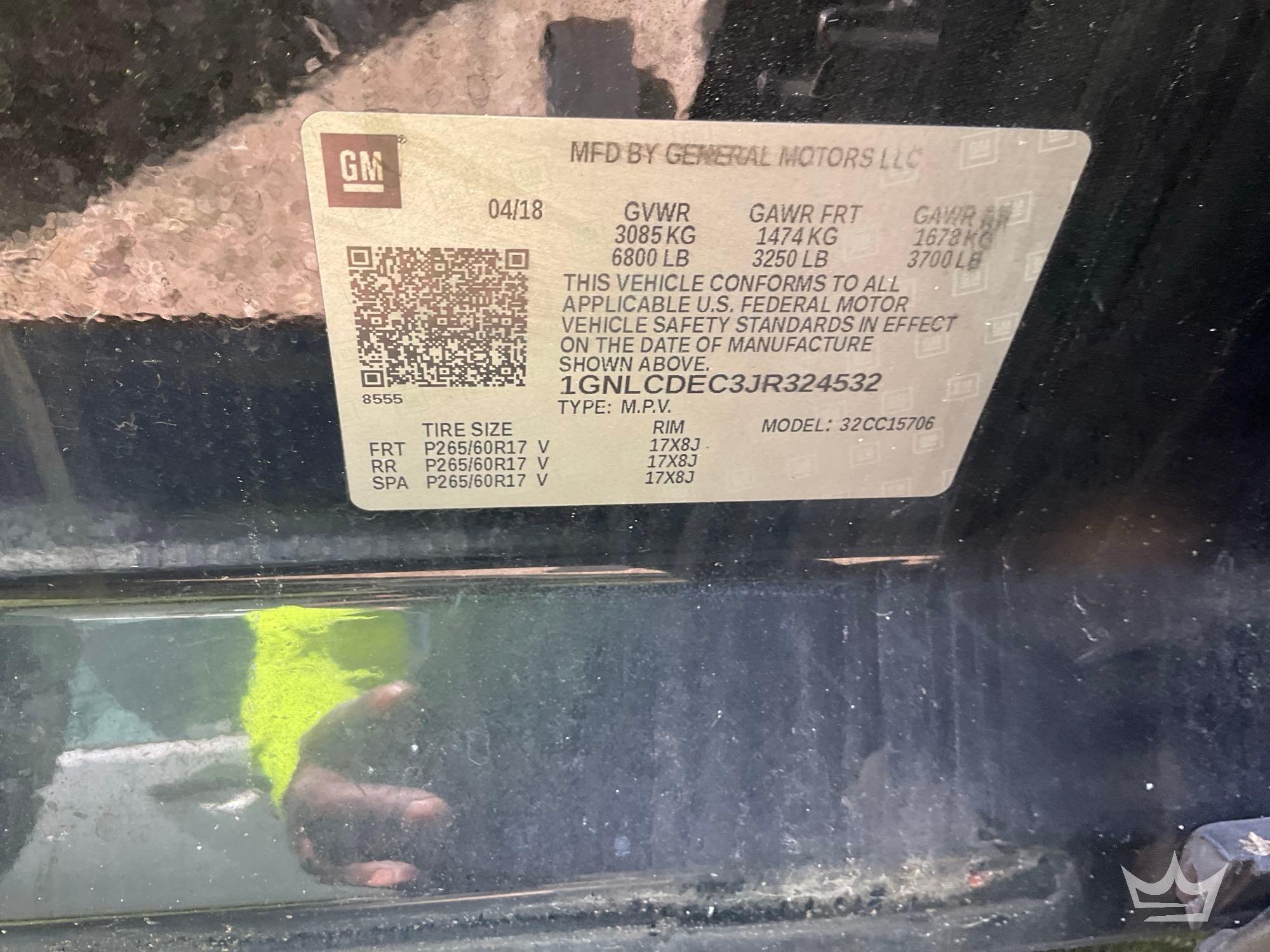 2018 Chevrolet TAHOE