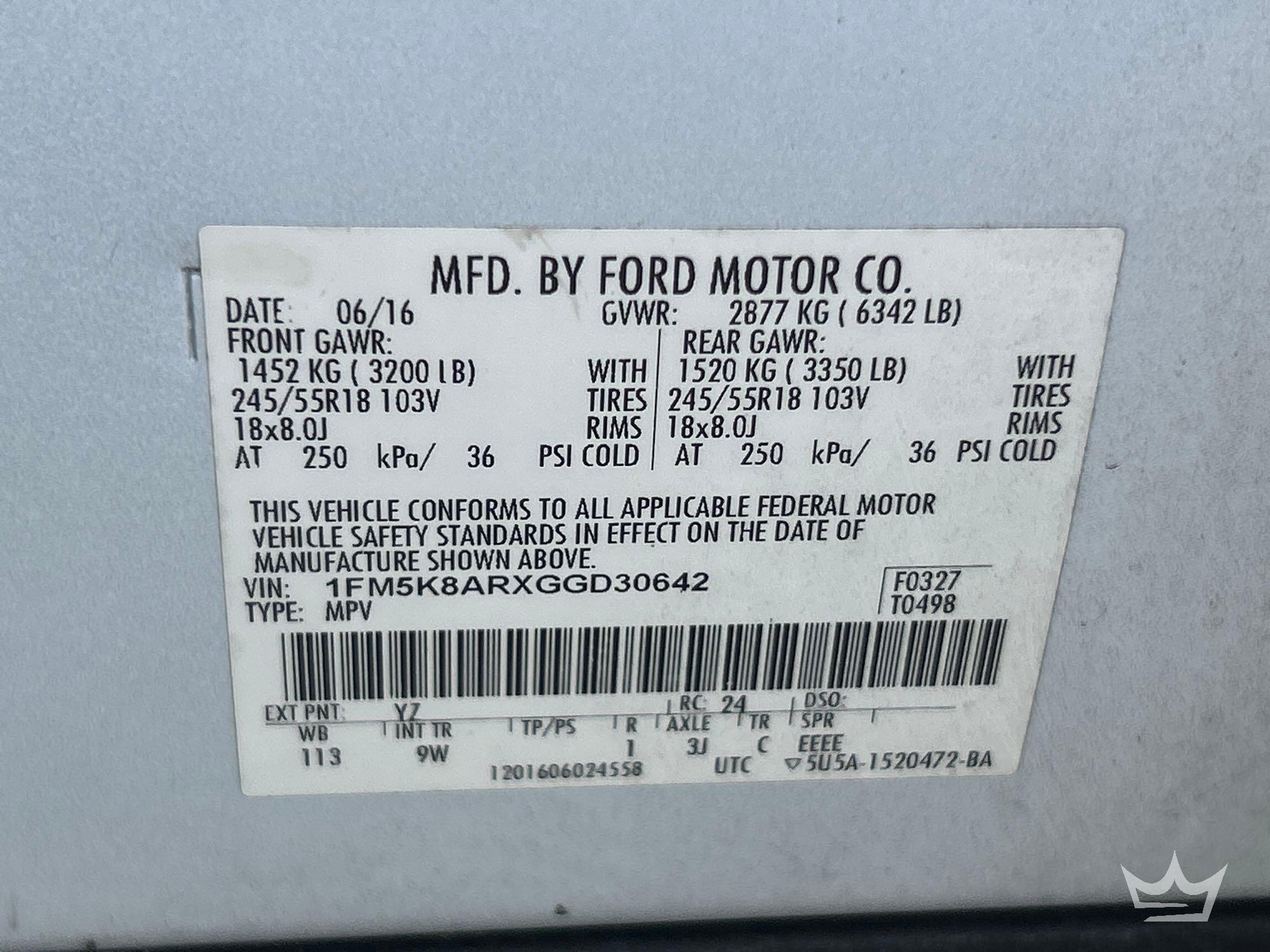 2016 Ford EXPLORER