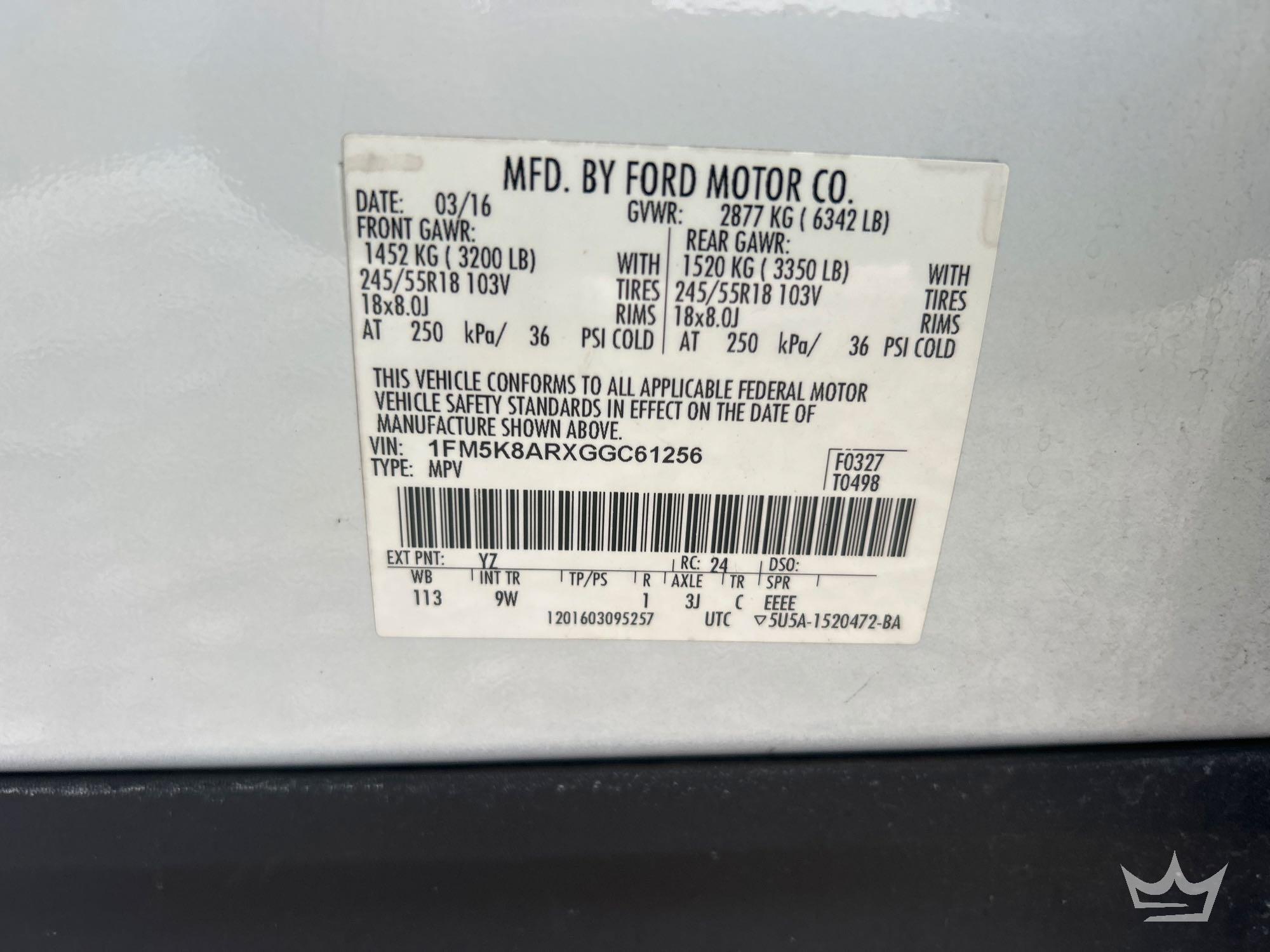 2016 Ford EXPLORER