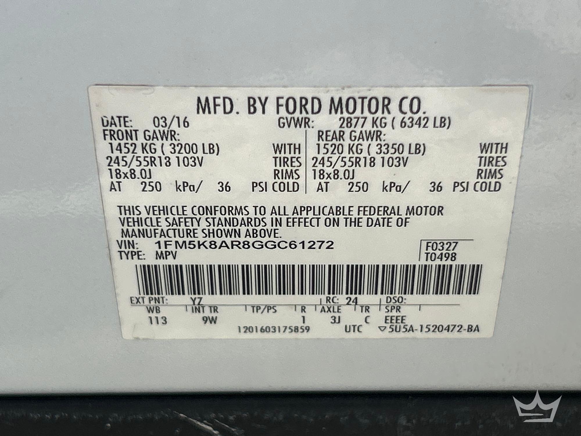 2016 Ford EXPLORER