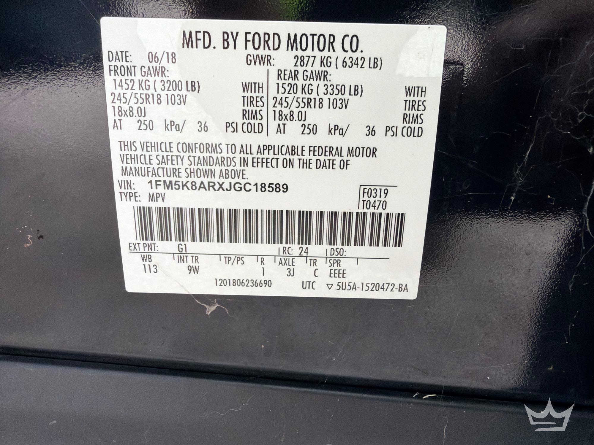 2018 Ford EXPLORER