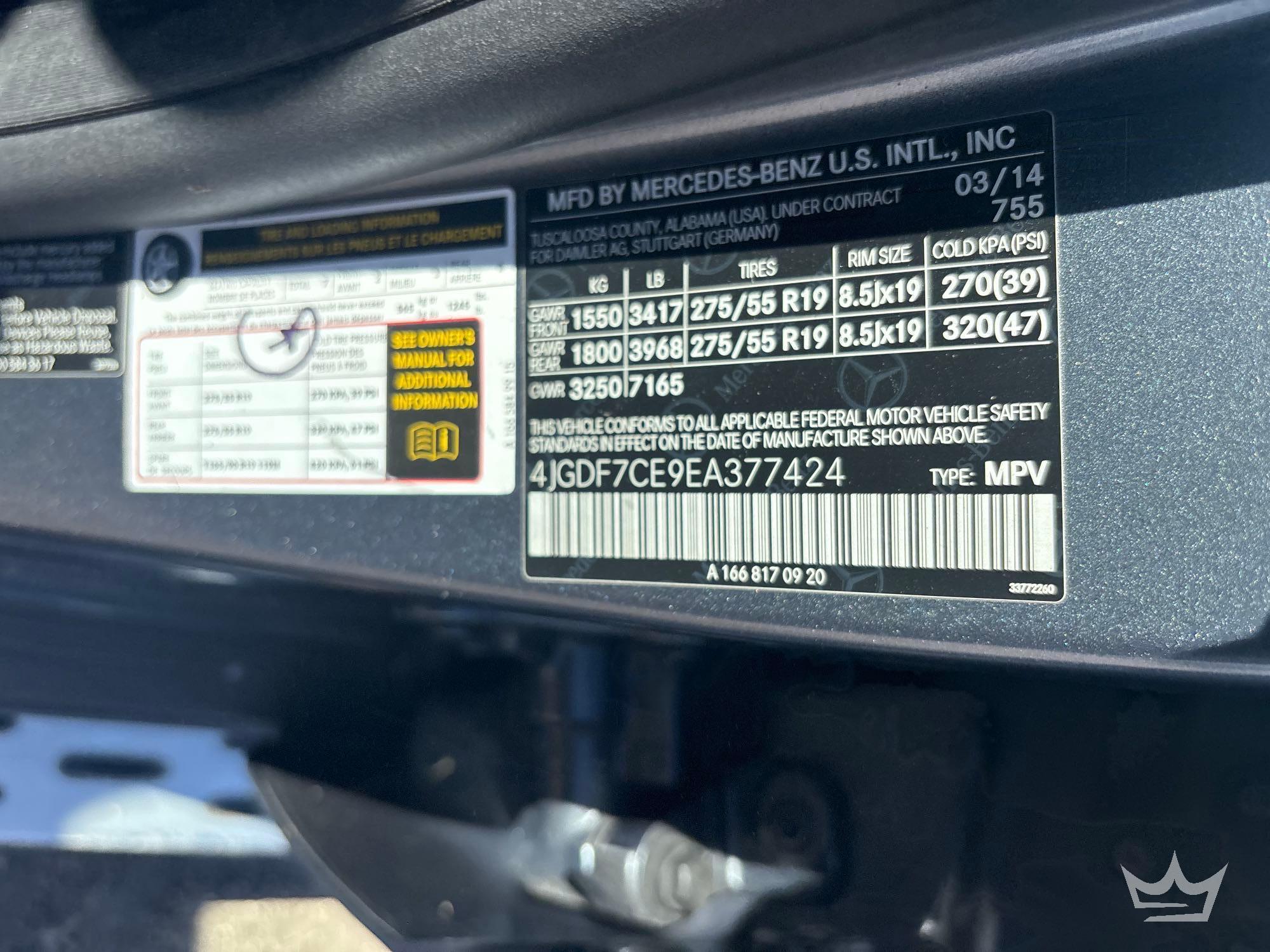 2014 Mercedes-Benz GL450
