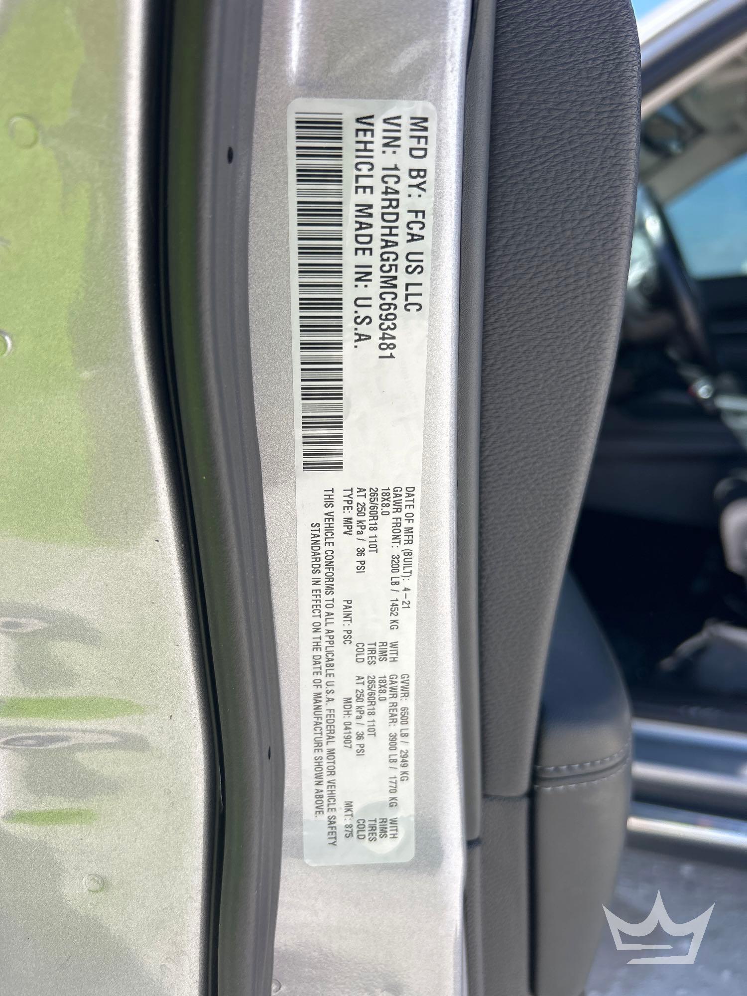 2021 Dodge DURANGO