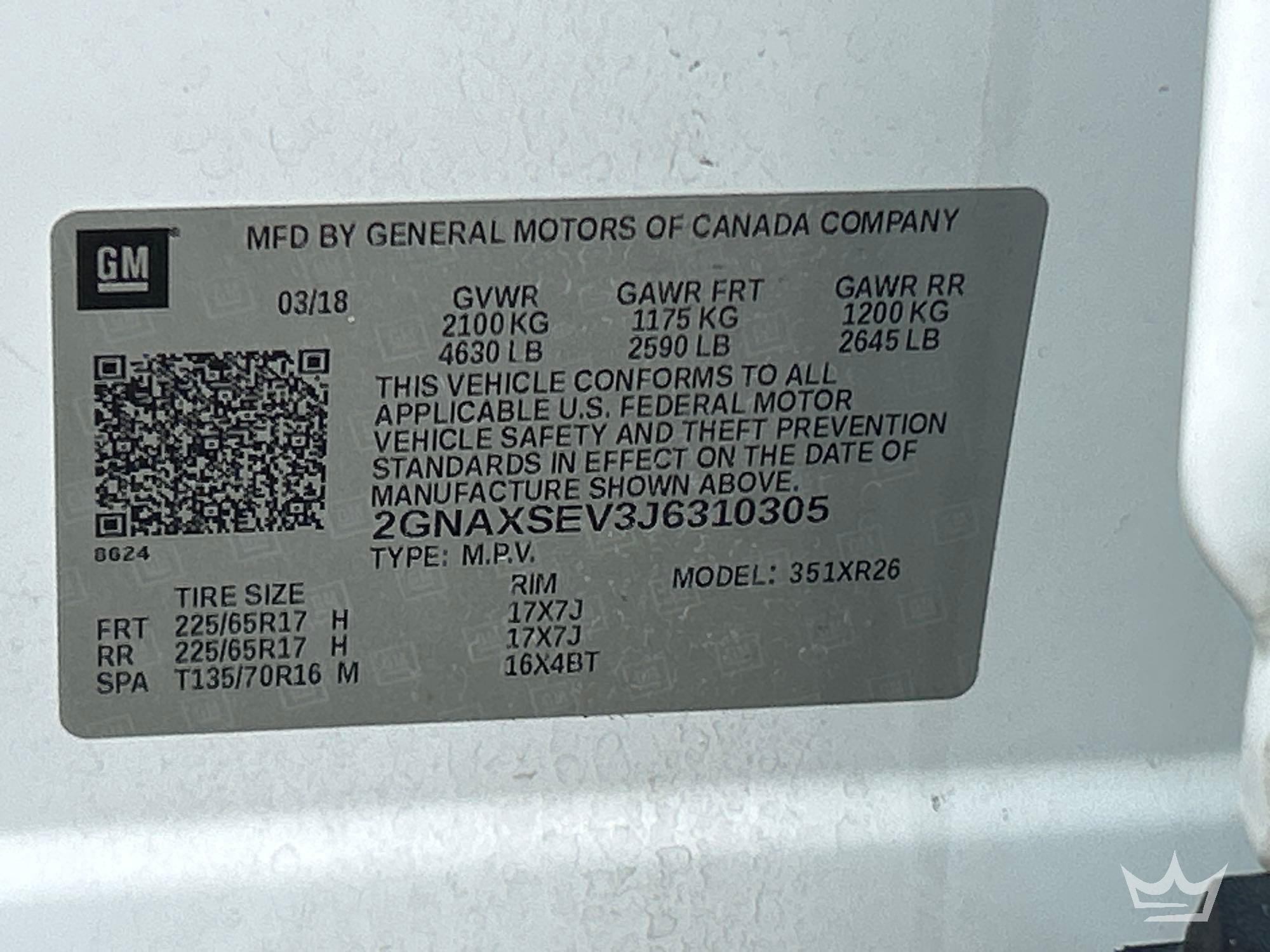 2018 Chevrolet EQUINOX