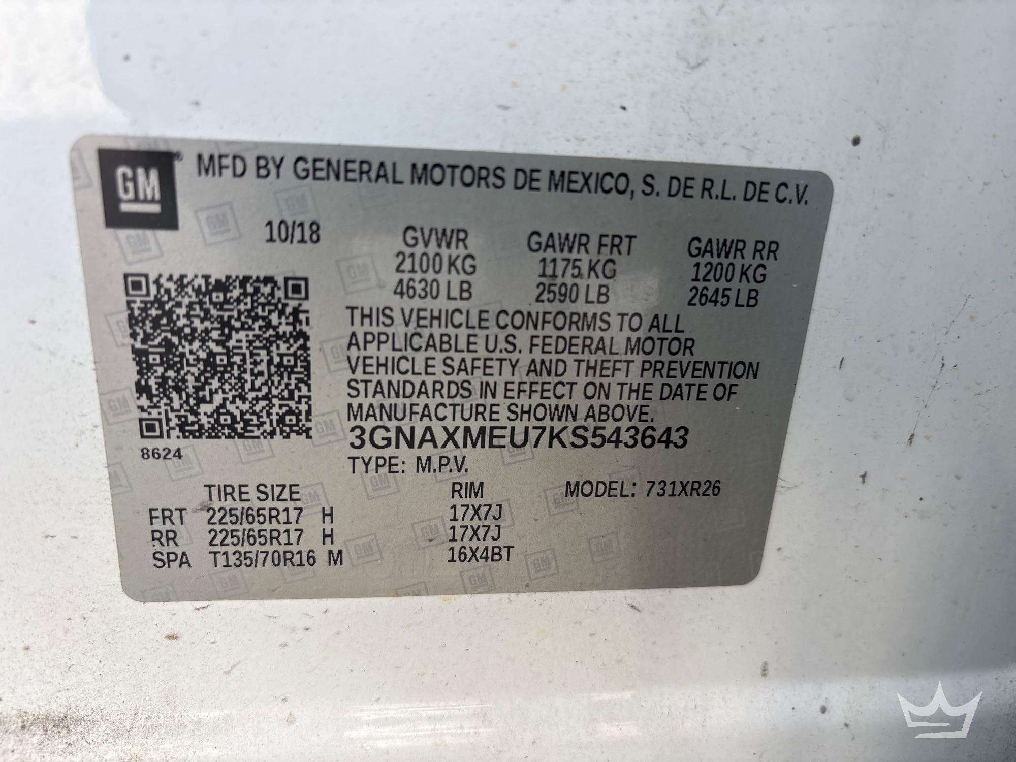 2019 Chevrolet EQUINOX