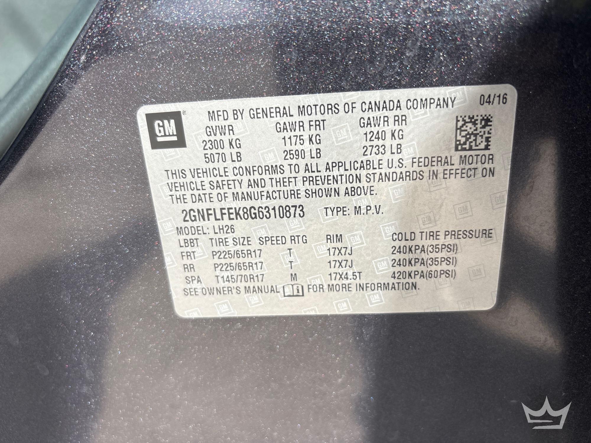 2016 Chevrolet EQUINOX
