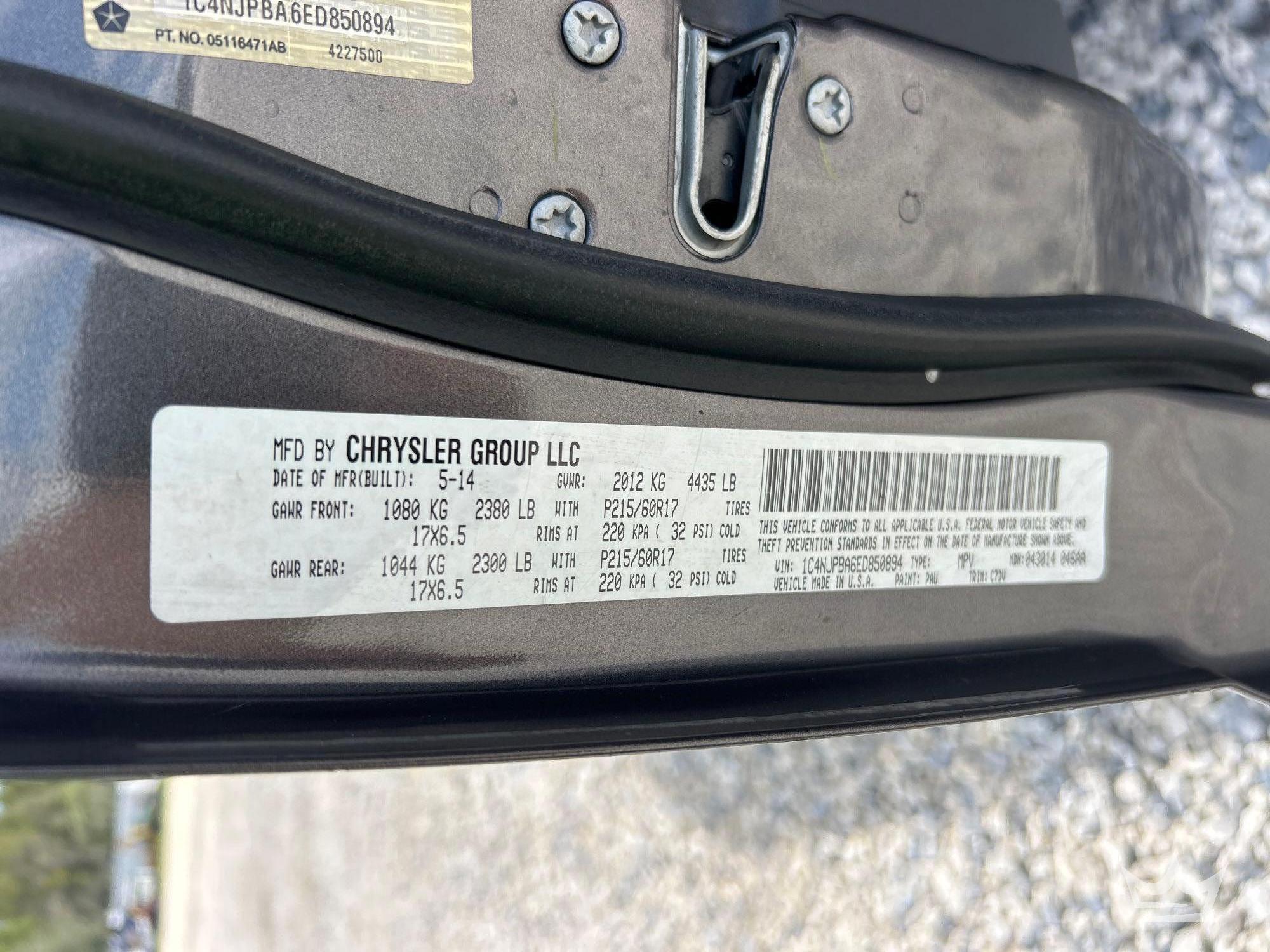 2014 Jeep PATRIOT
