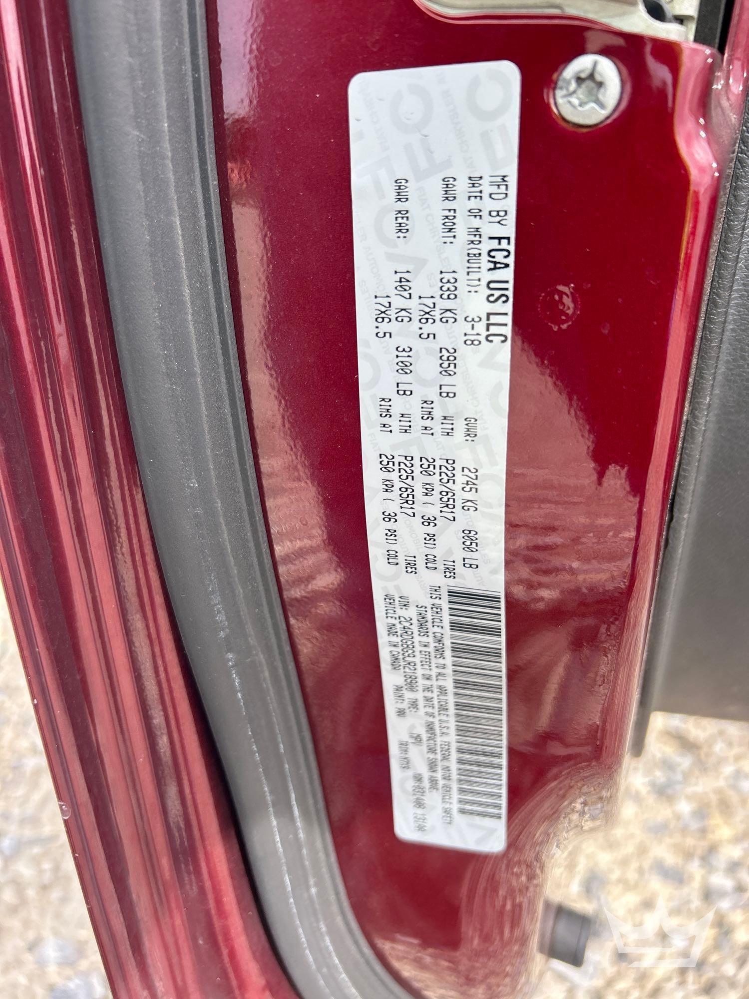 2018 Dodge GRAND CARAVAN