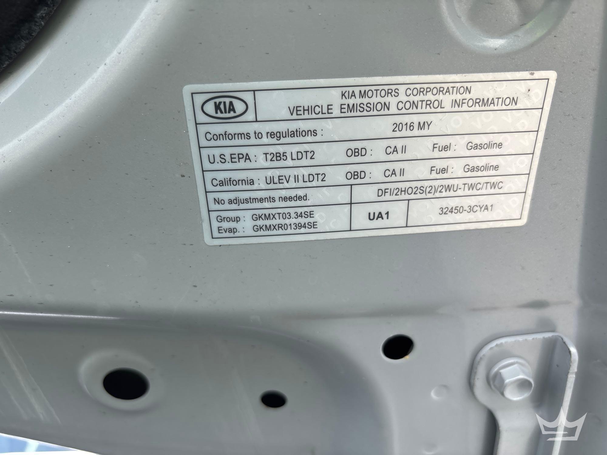 2016 Kia SEDONA