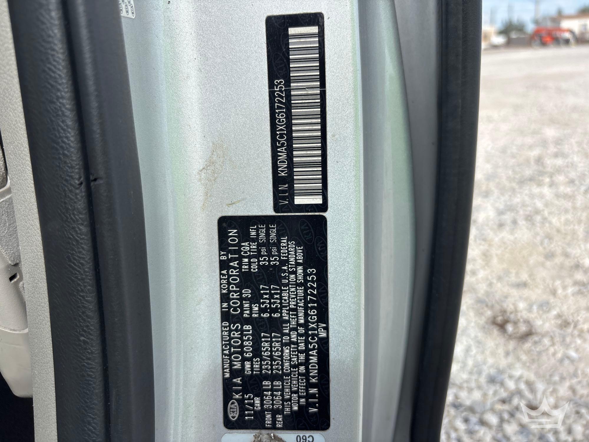 2016 Kia SEDONA