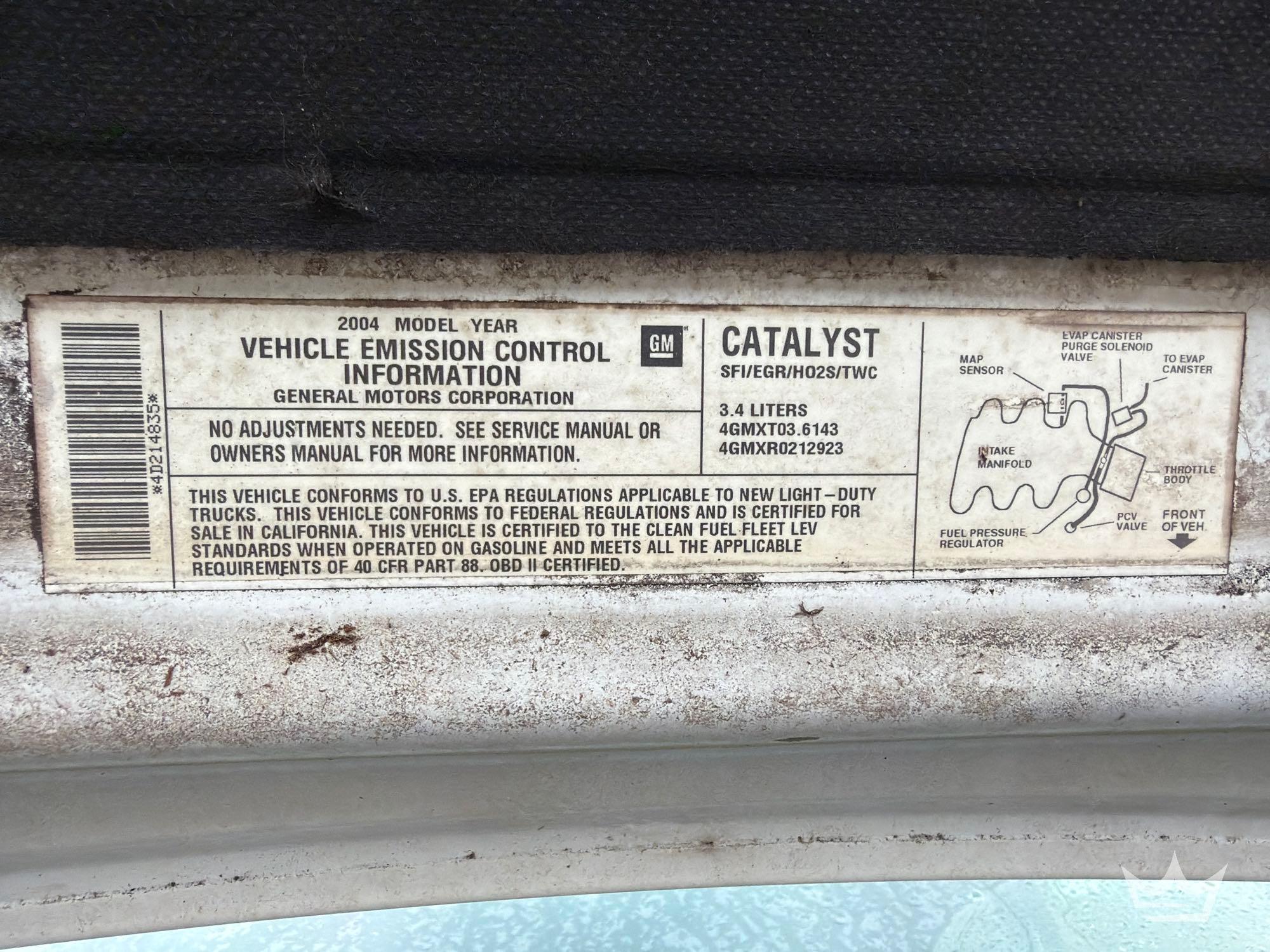 2004 Chevrolet VENTURE