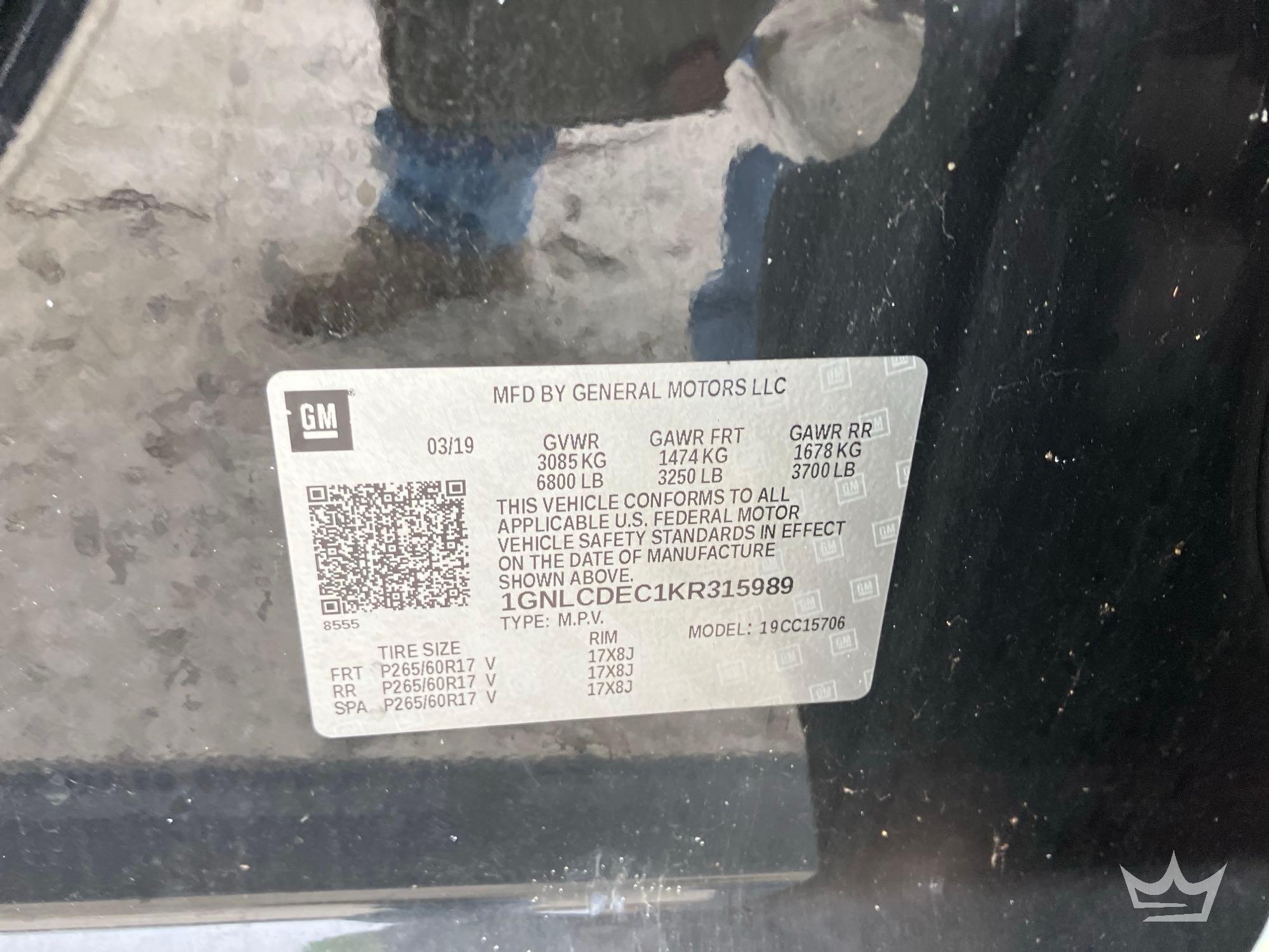 2019 Chevrolet TAHOE