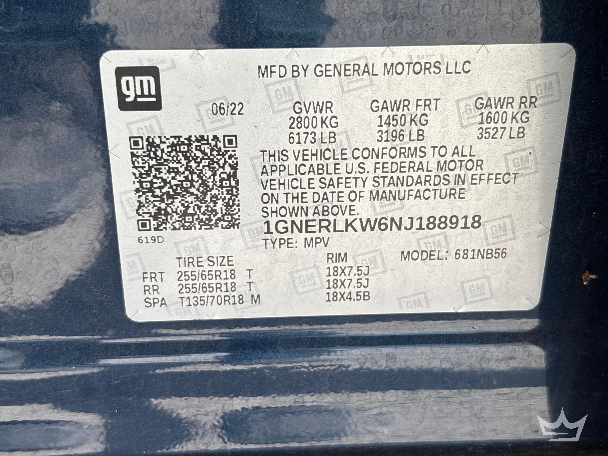 2022 Chevrolet Traverse