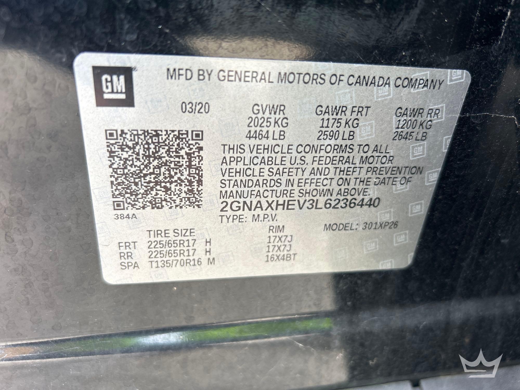 2020 Chevrolet EQUINOX