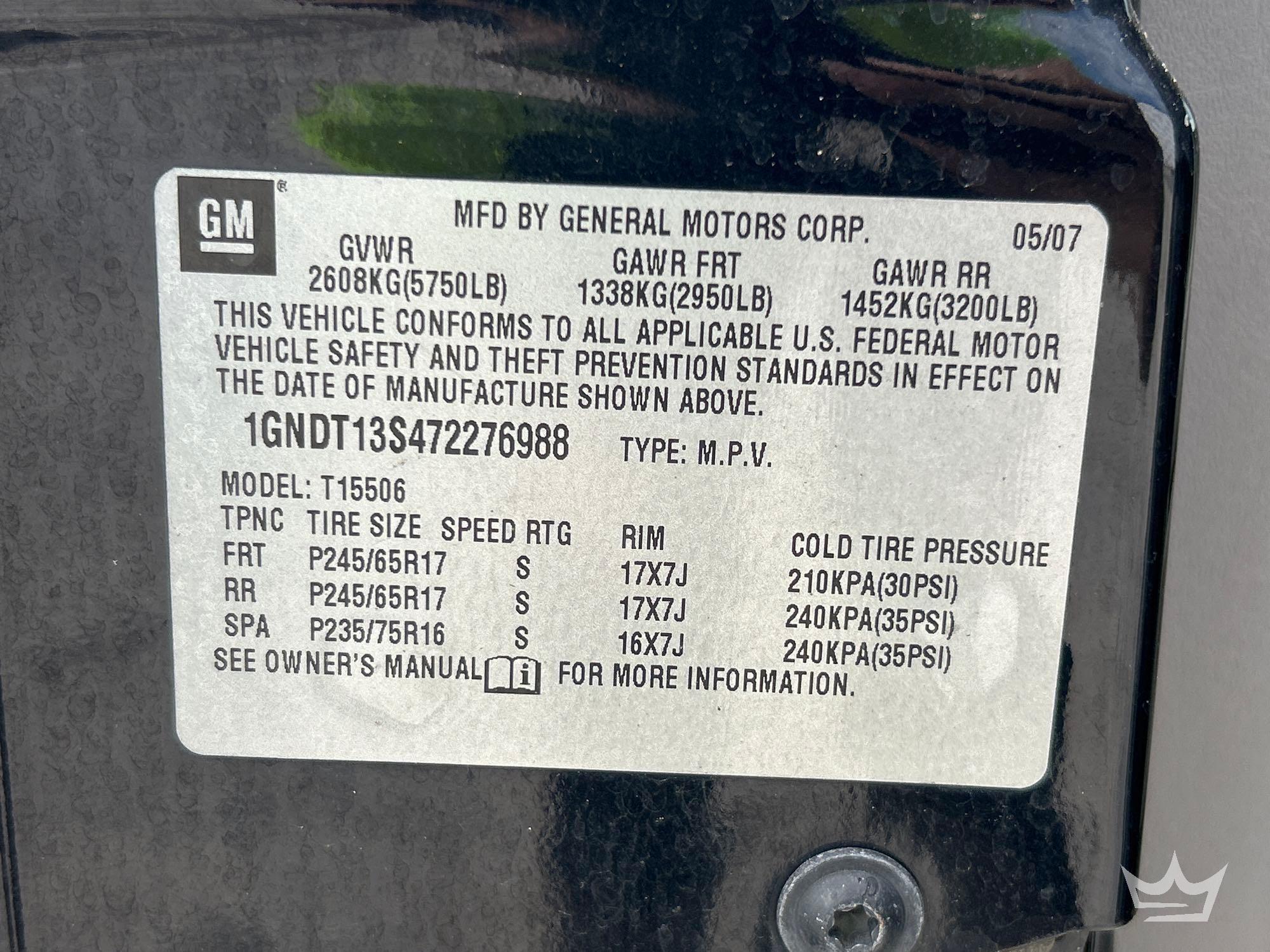 2007 Chevrolet Trailblazer