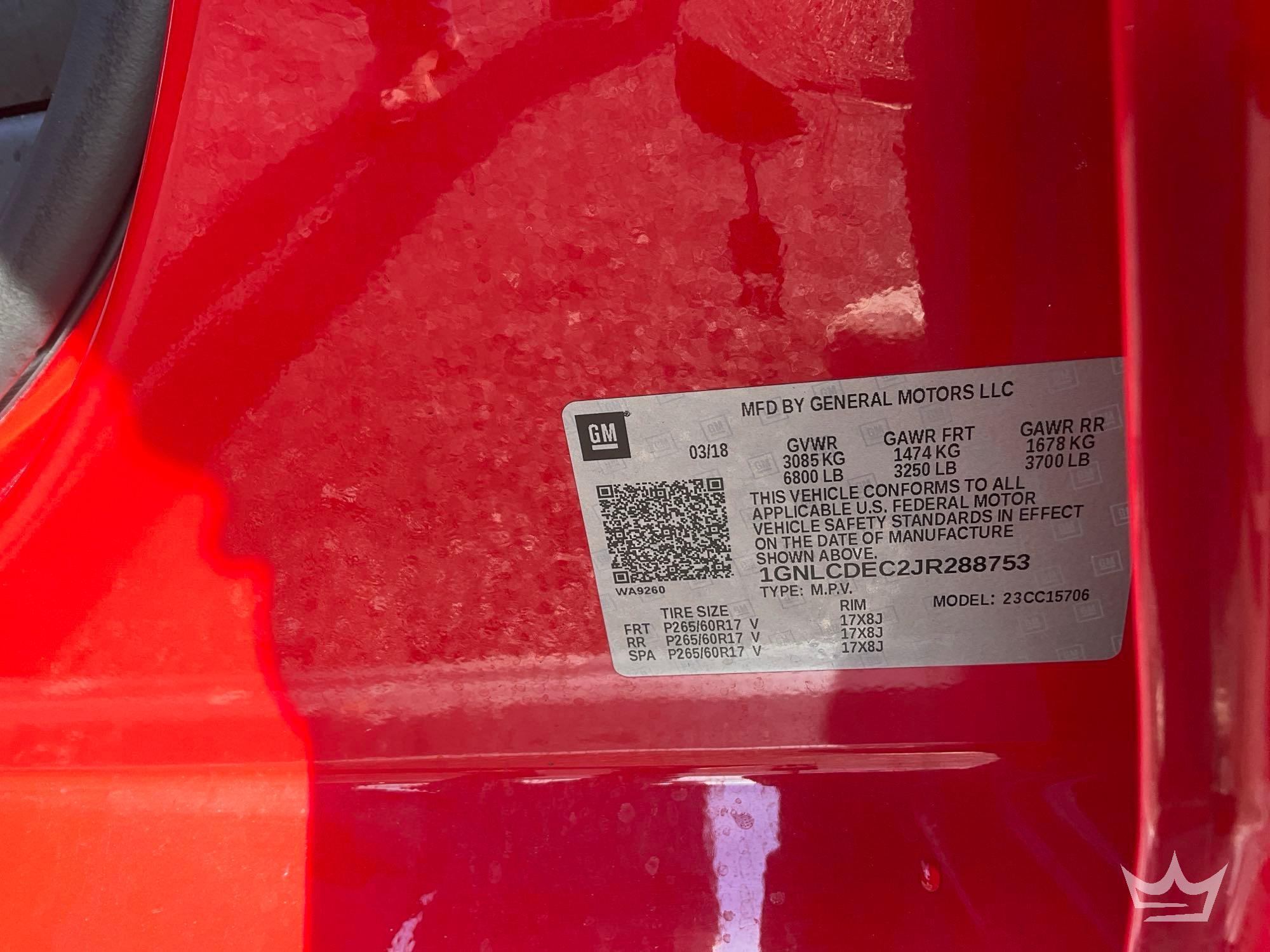 2018 Chevrolet TAHOE