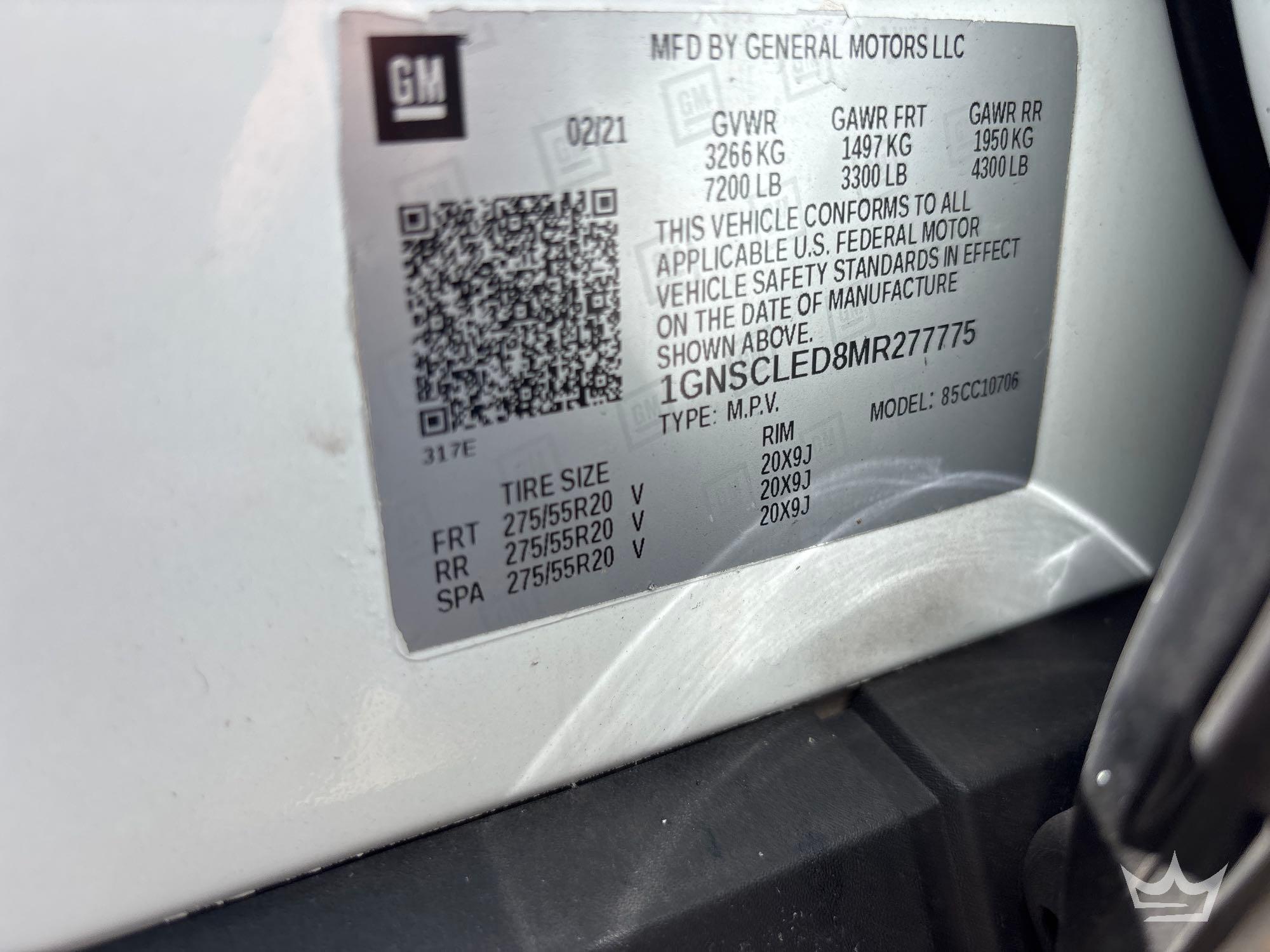 2021 Chevrolet TAHOE
