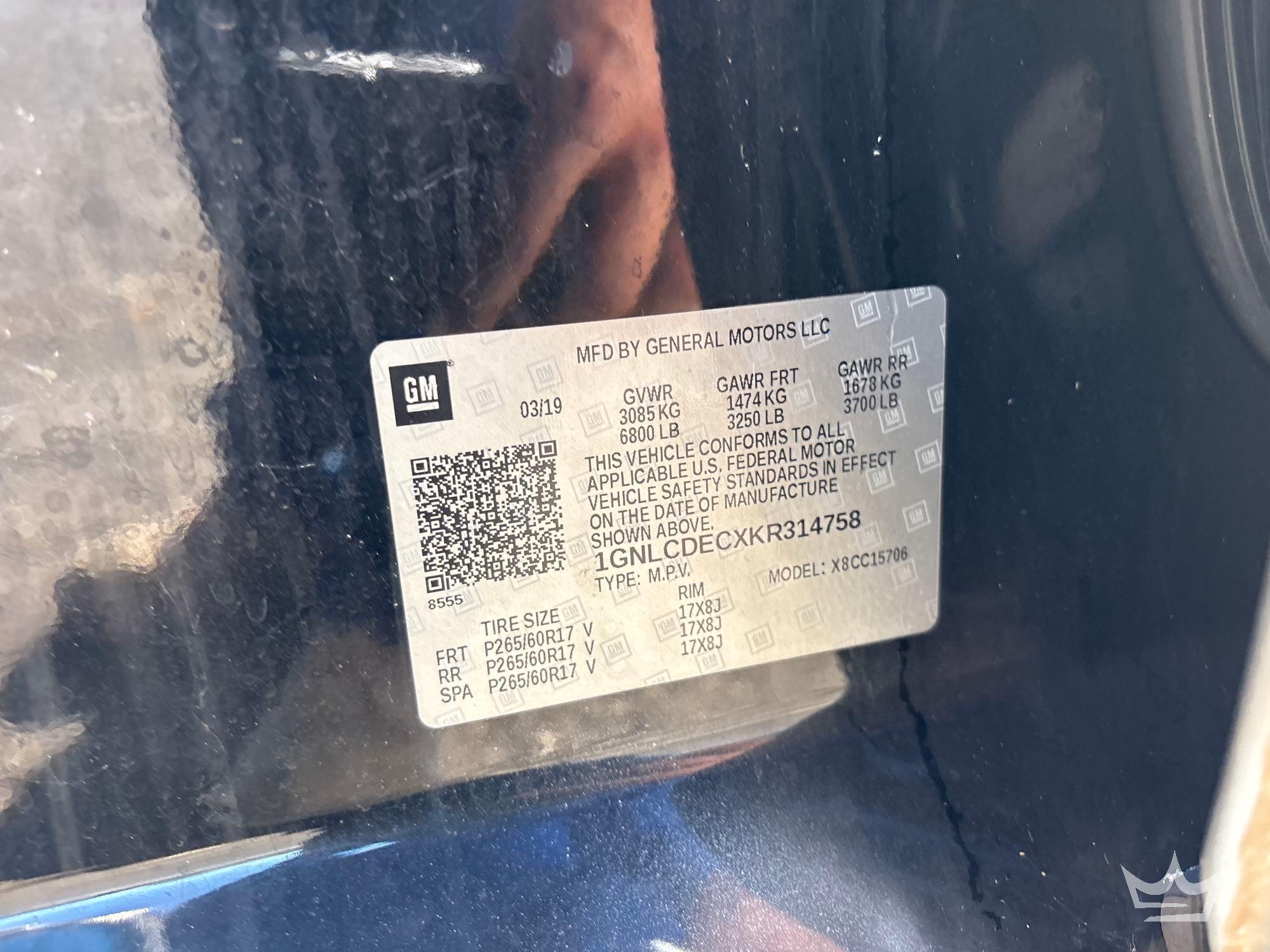 2019 Chevrolet TAHOE