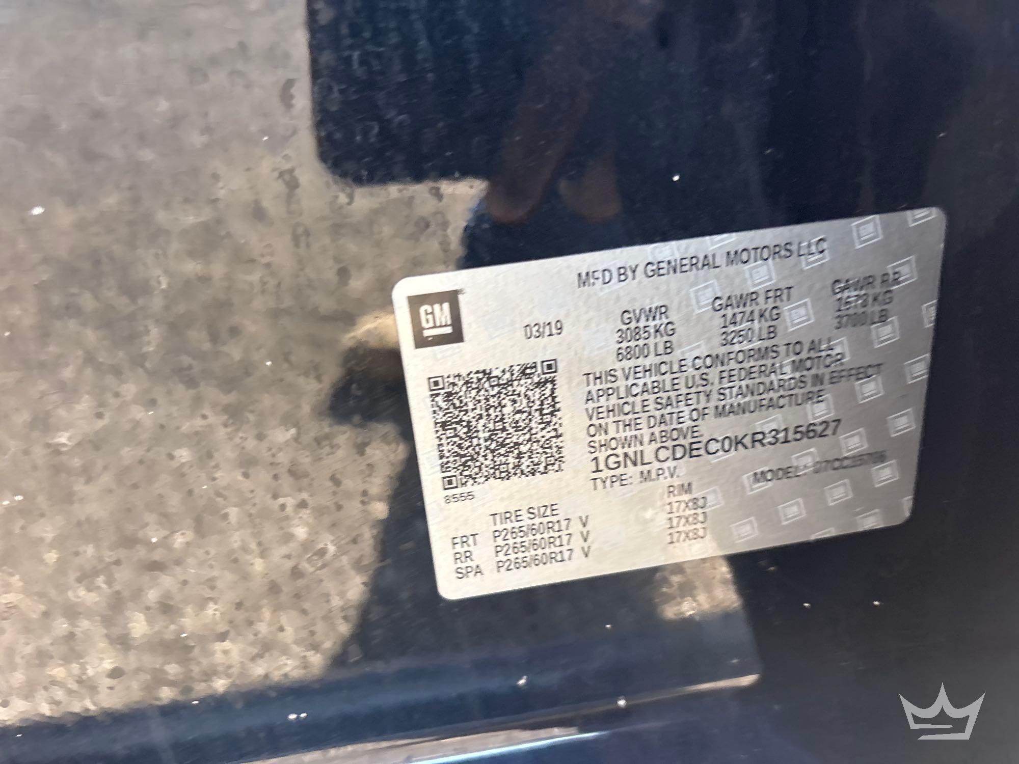 2019 Chevrolet TAHOE