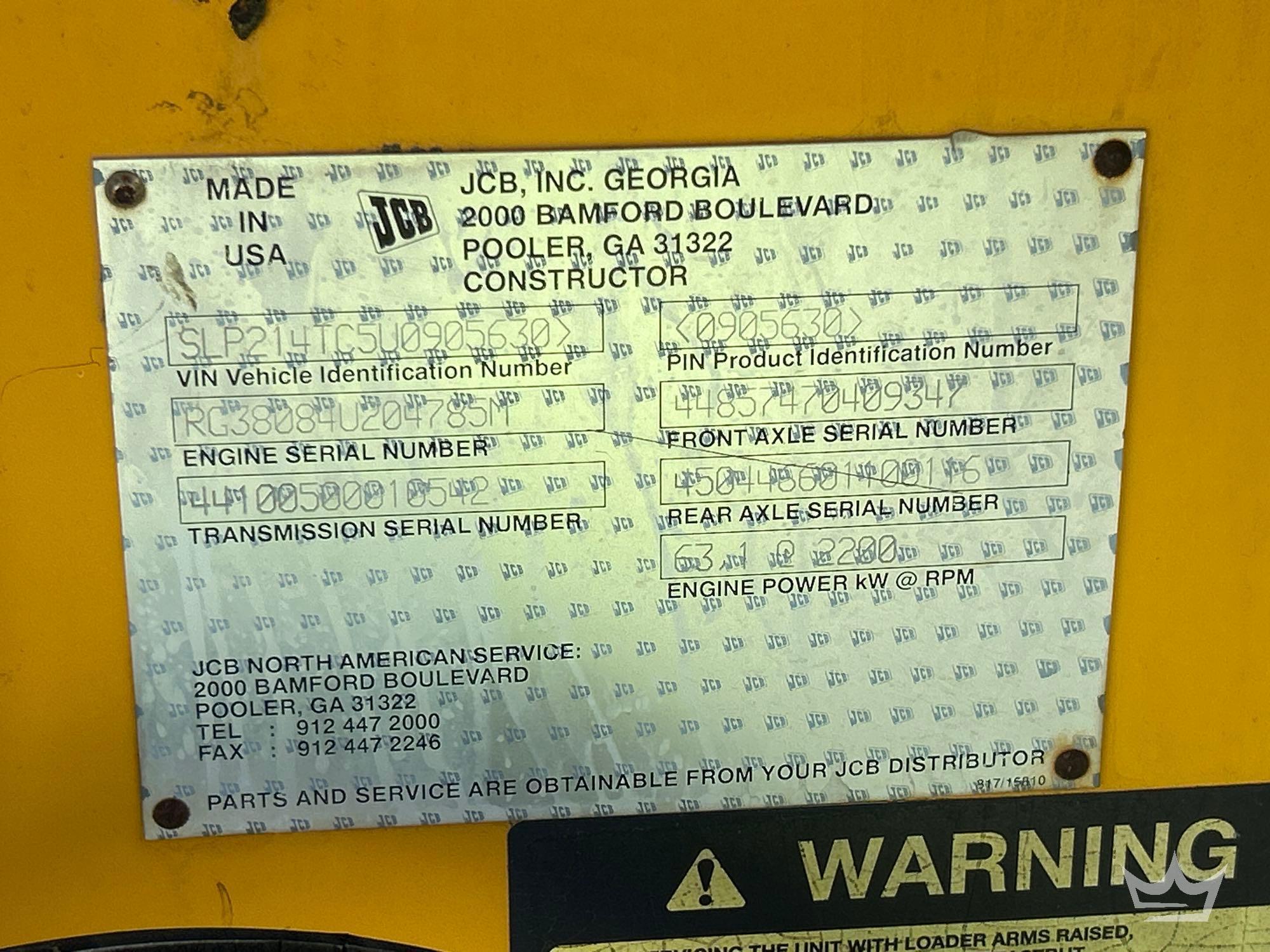 2005 JCB 214E