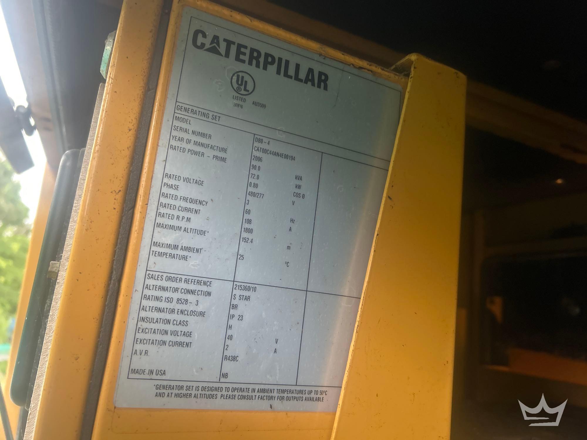 2006 Caterpillar D80-4