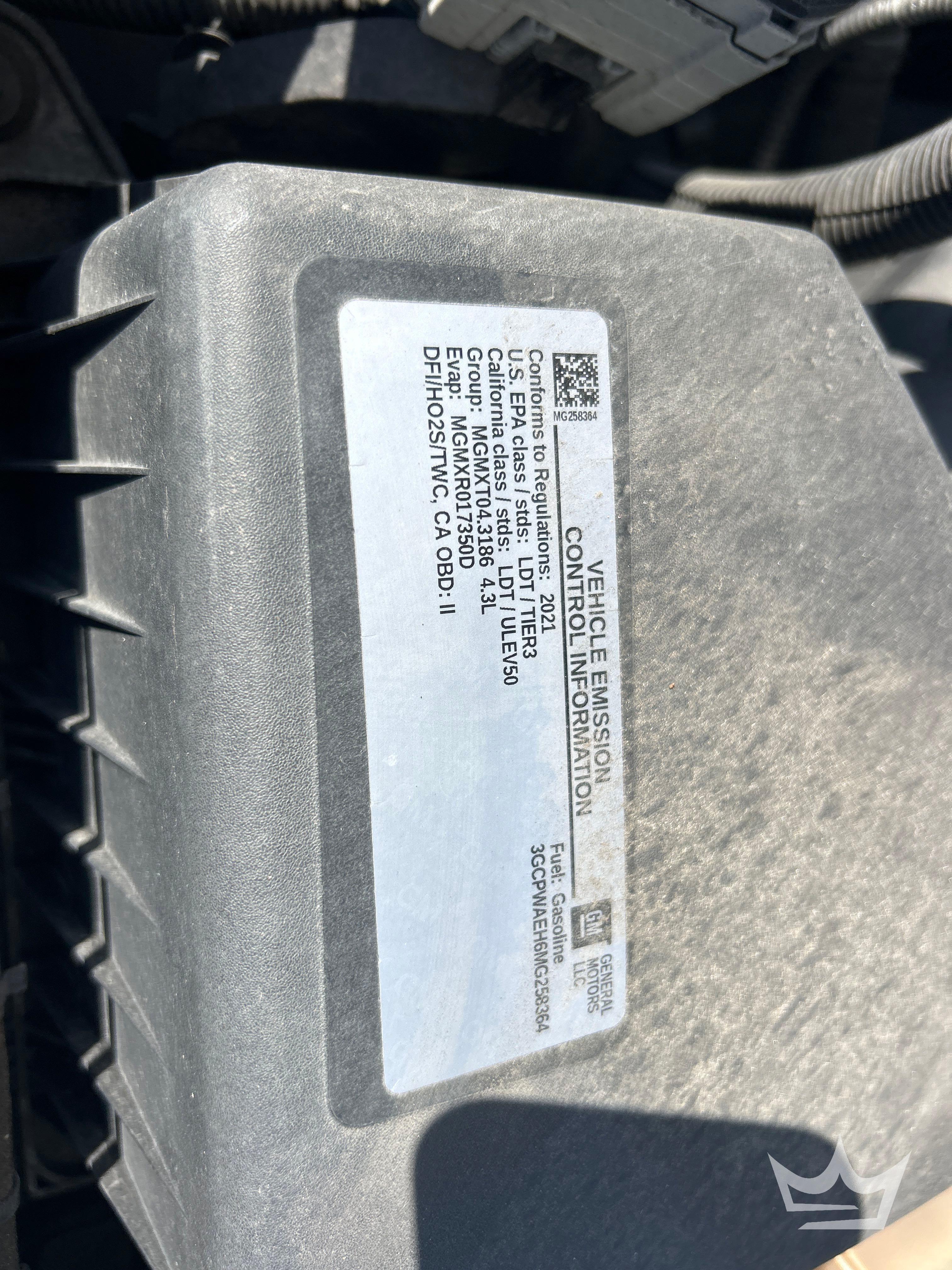 2021 Chevrolet SILVERADO 1500