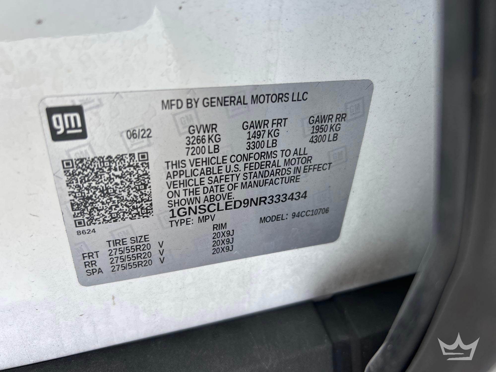 2022 Chevrolet TAHOE