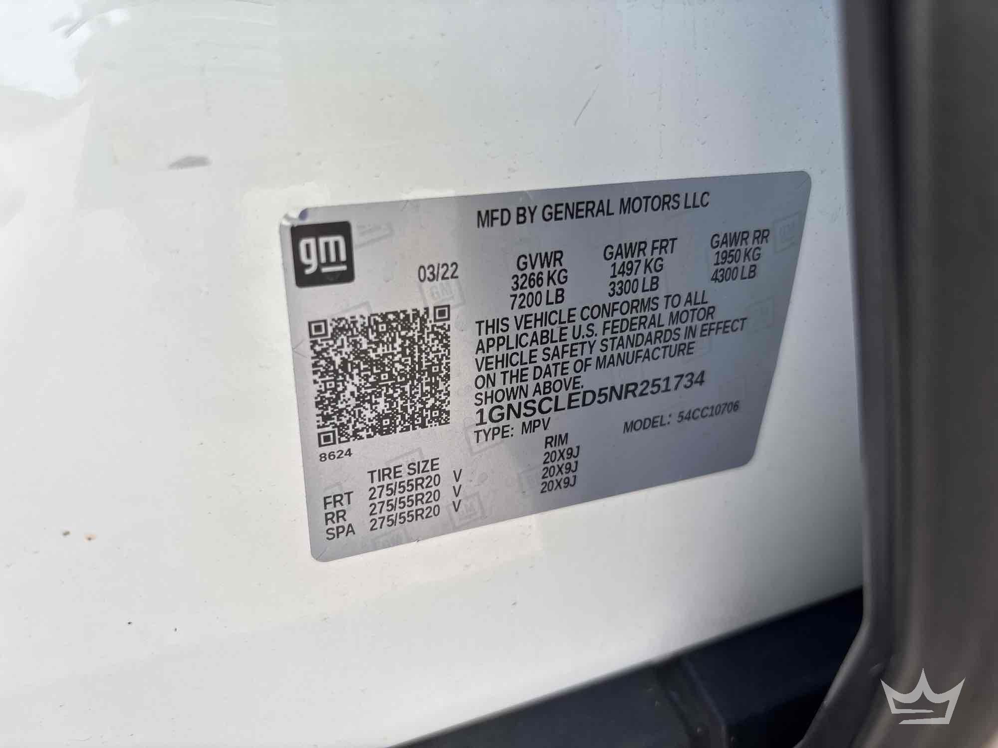 2022 Chevrolet TAHOE