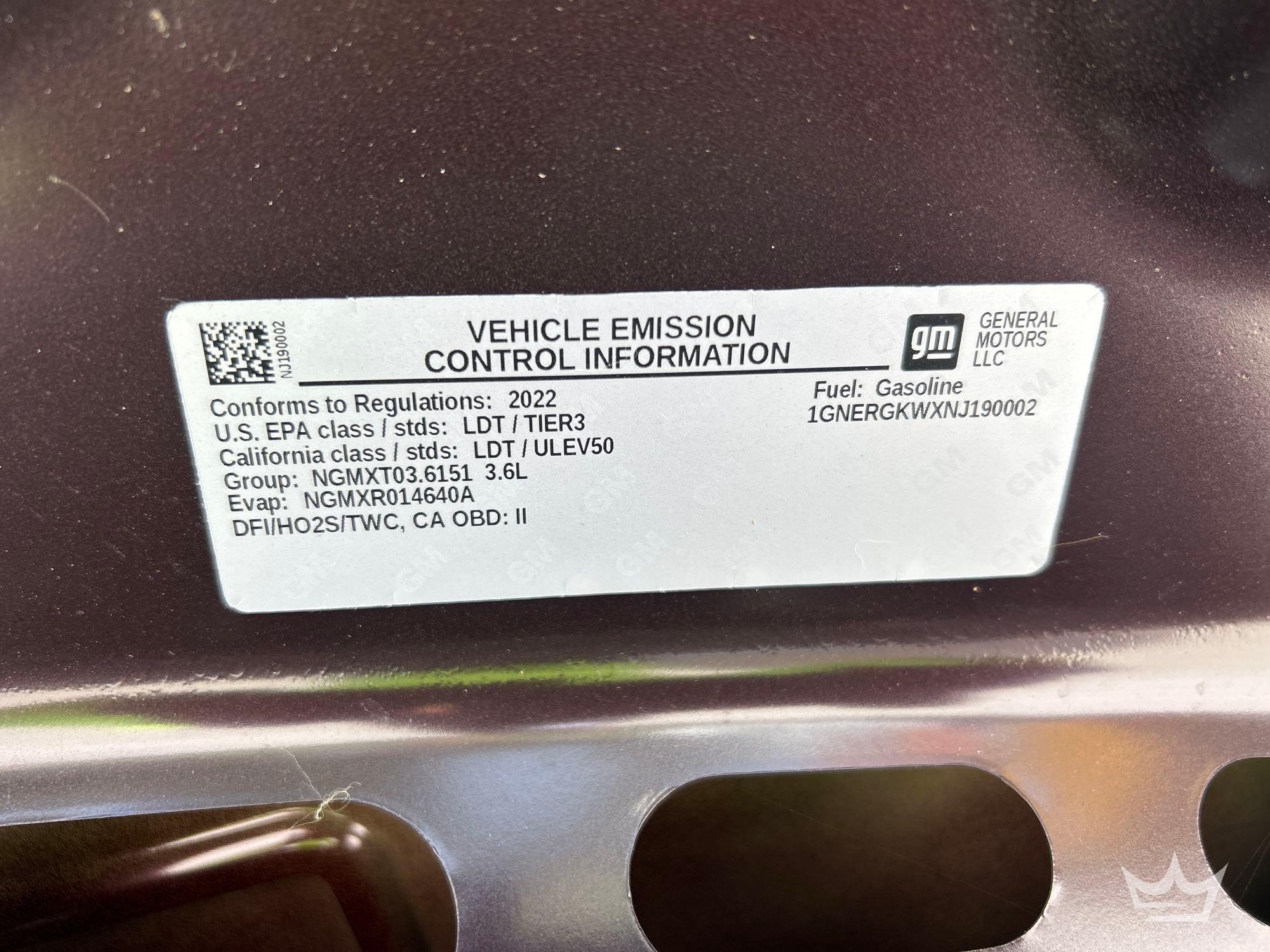 2022 Chevrolet TRAVERSE