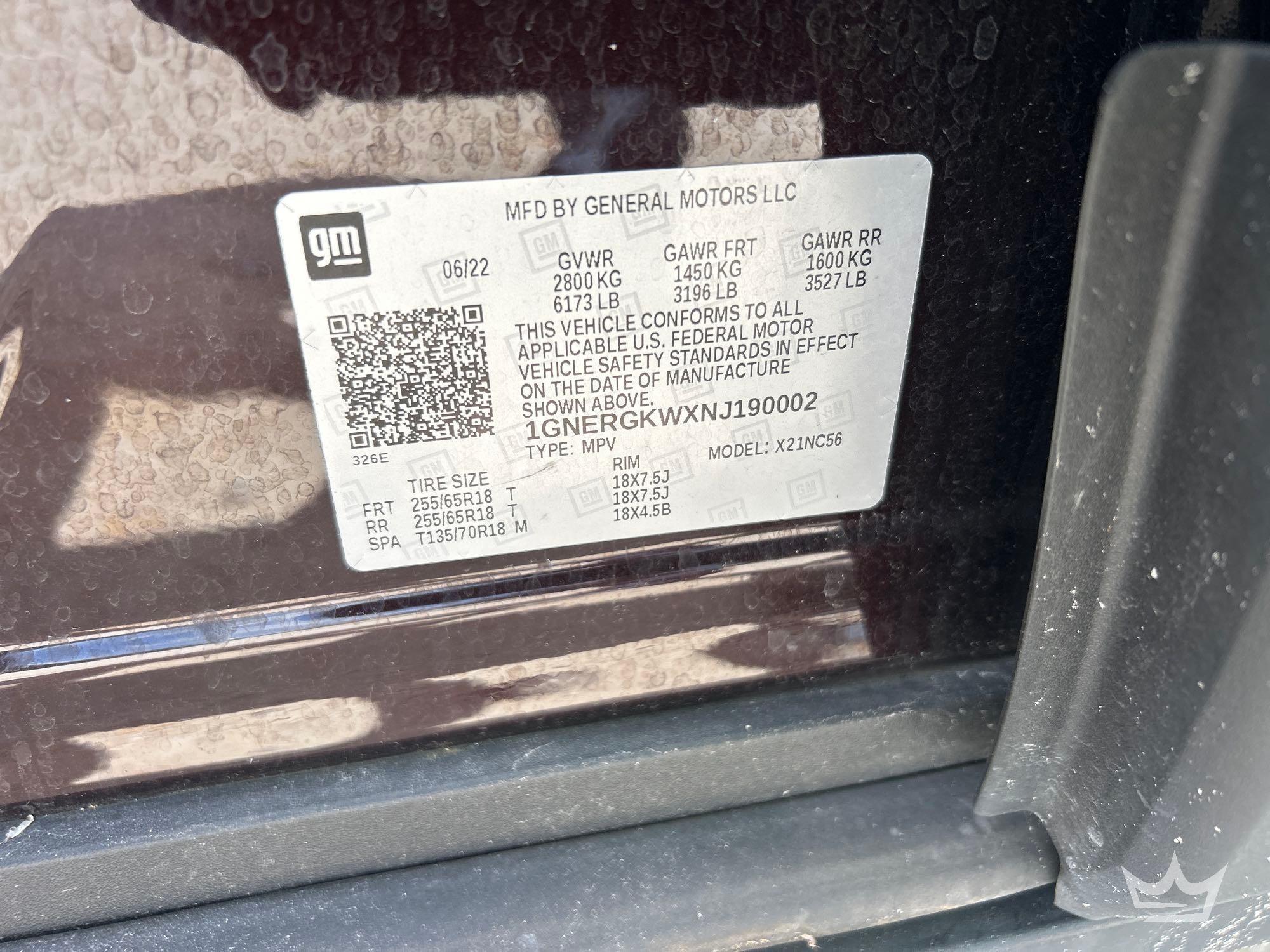 2022 Chevrolet TRAVERSE