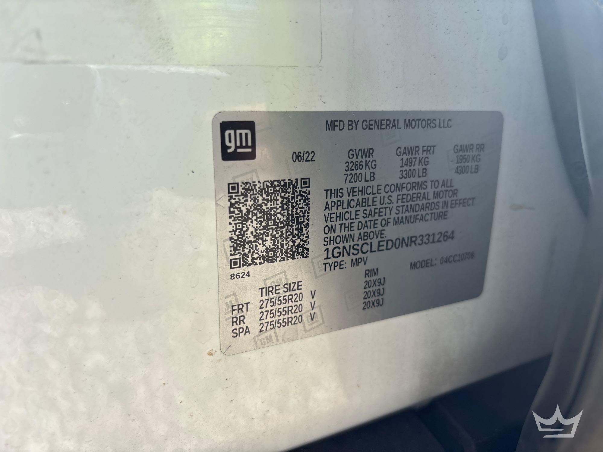 2022 Chevrolet Tahoe