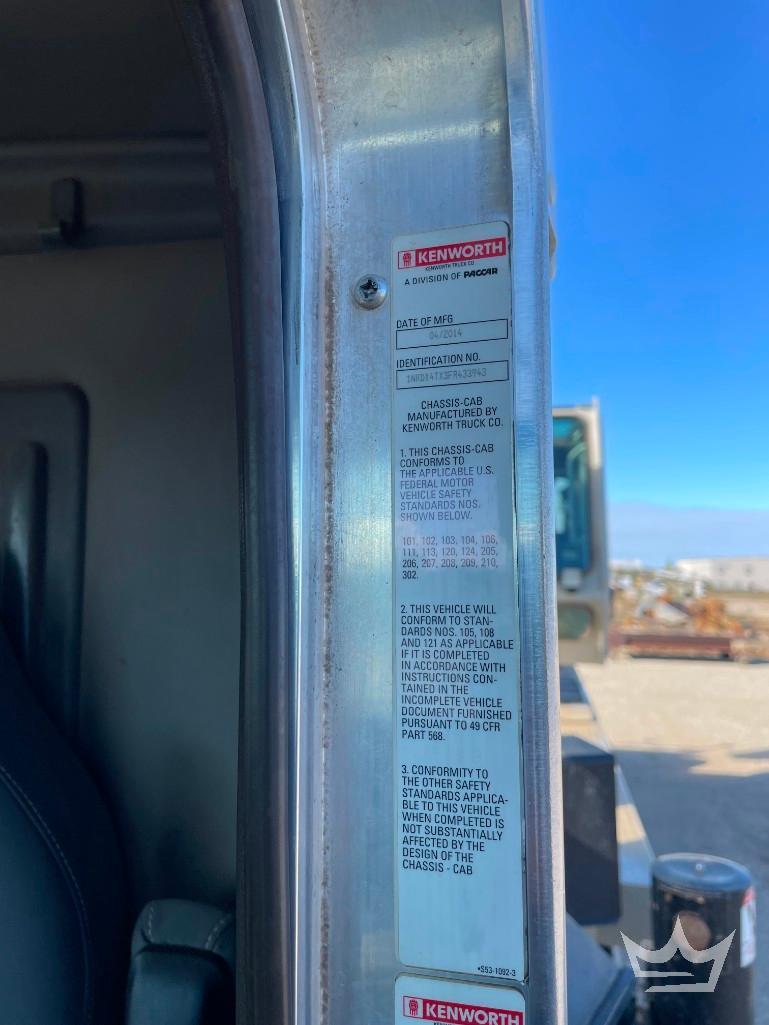 2015 Kenworth T800