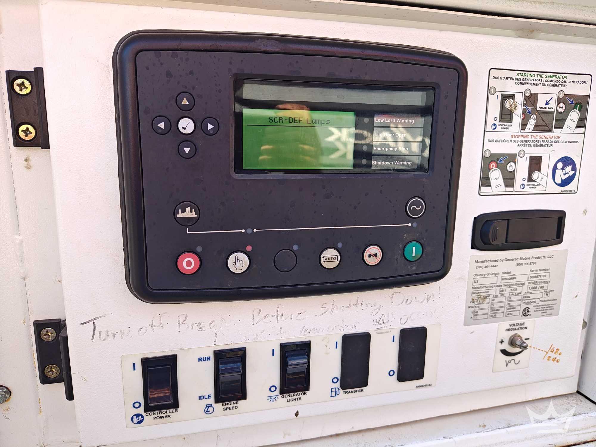 2021 Generac MDG25IF4