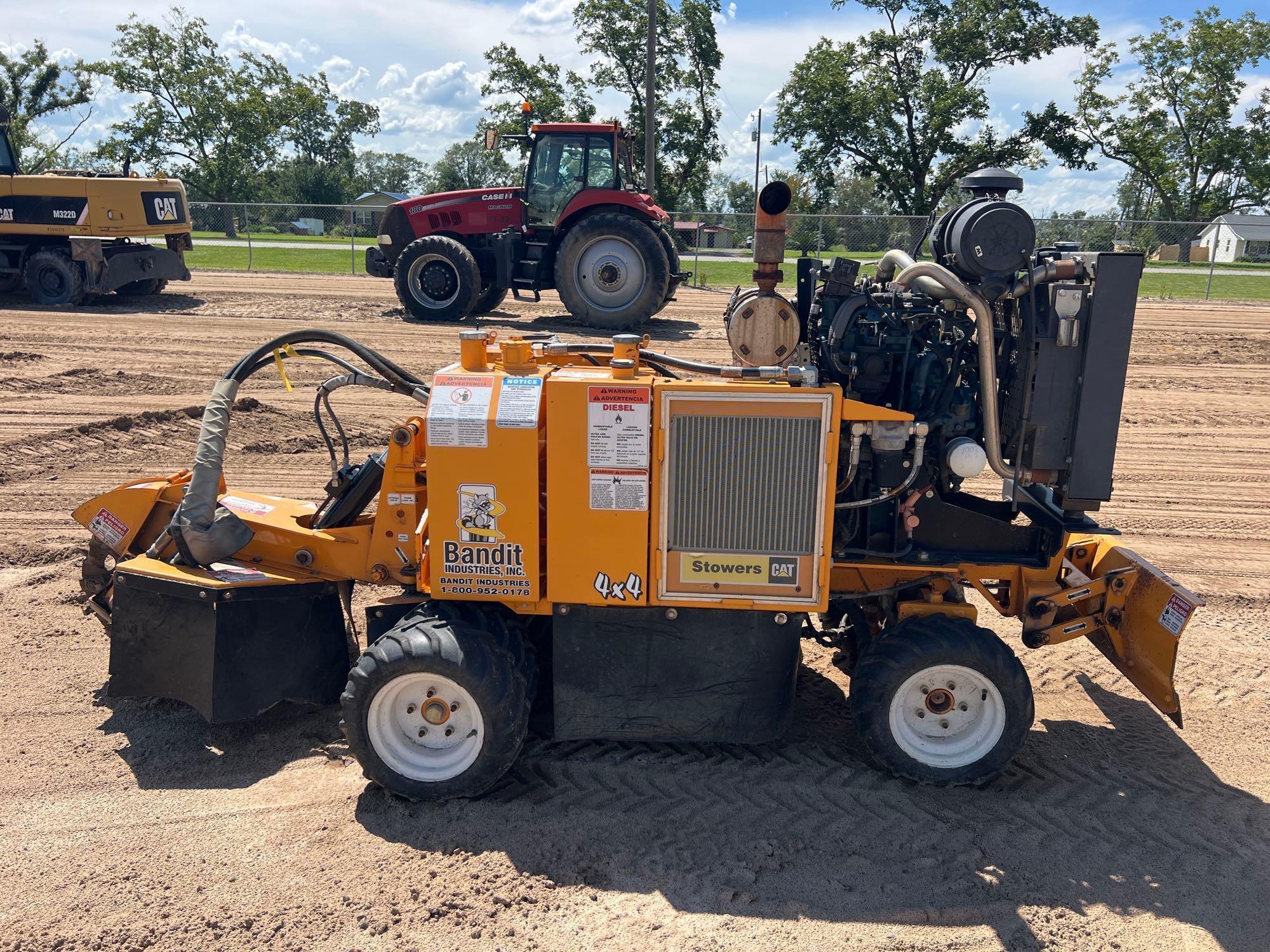 BANDIT 2550 50HP WHEELED WALK BEHIND STUMP GRINDER